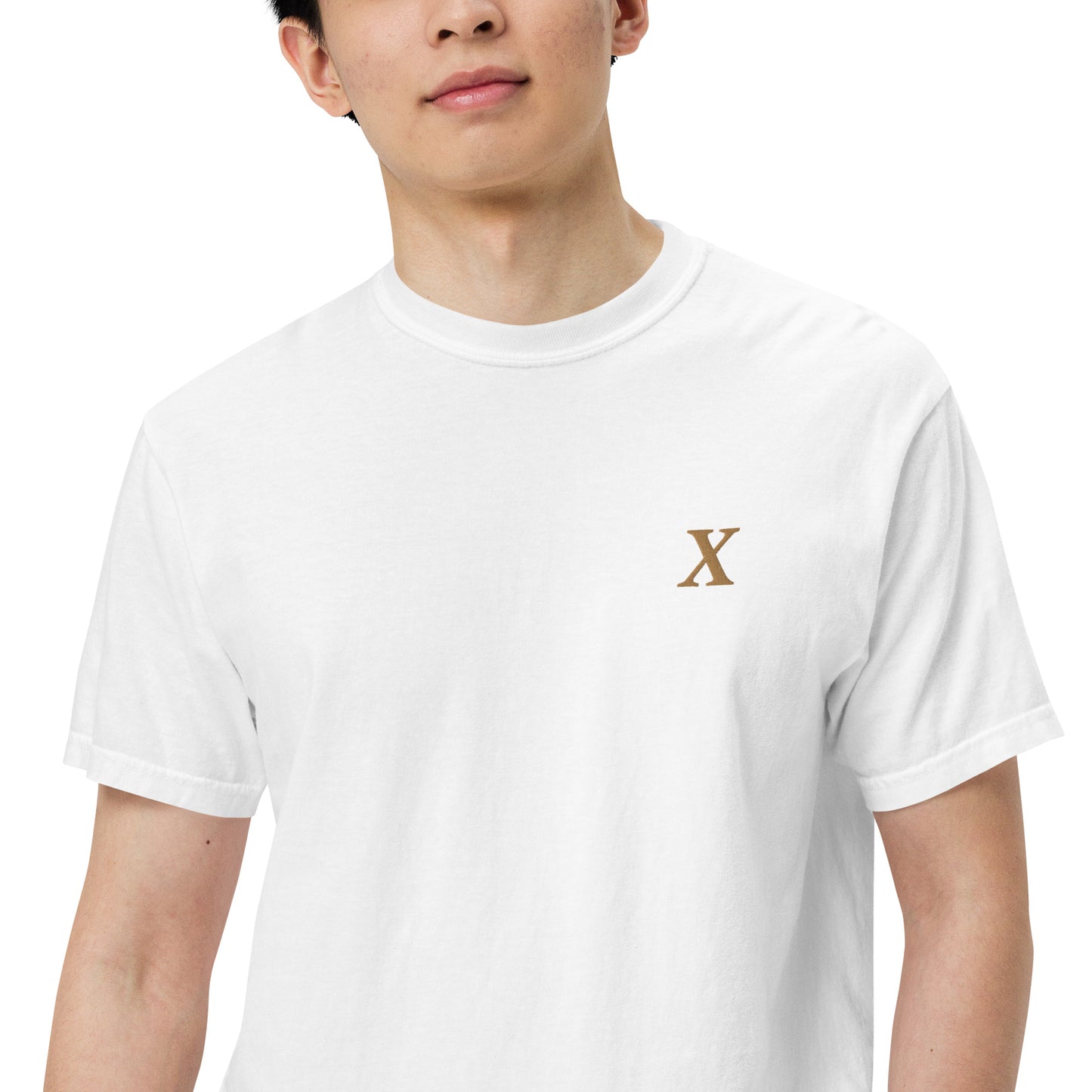 X Gold Unisex garment-dyed heavyweight t-shirt