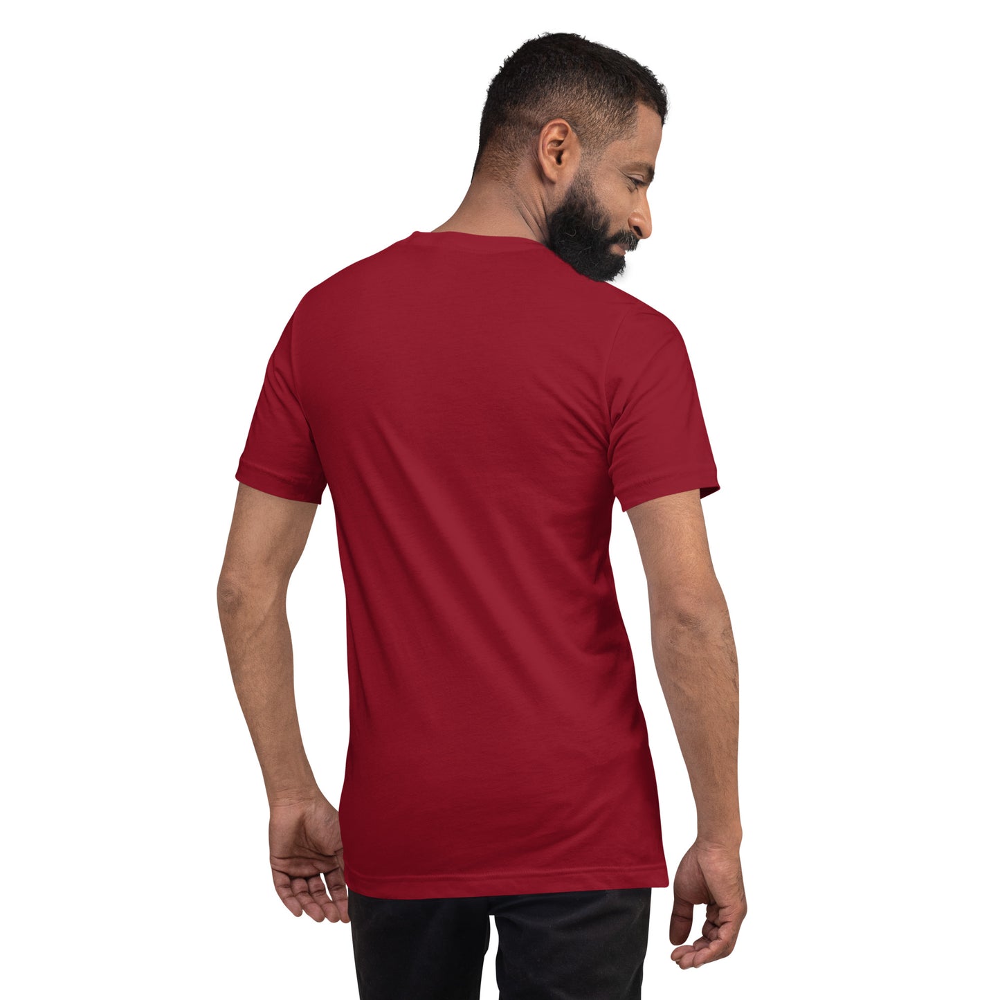 Chihuahua in the canteen Unisex t-shirt