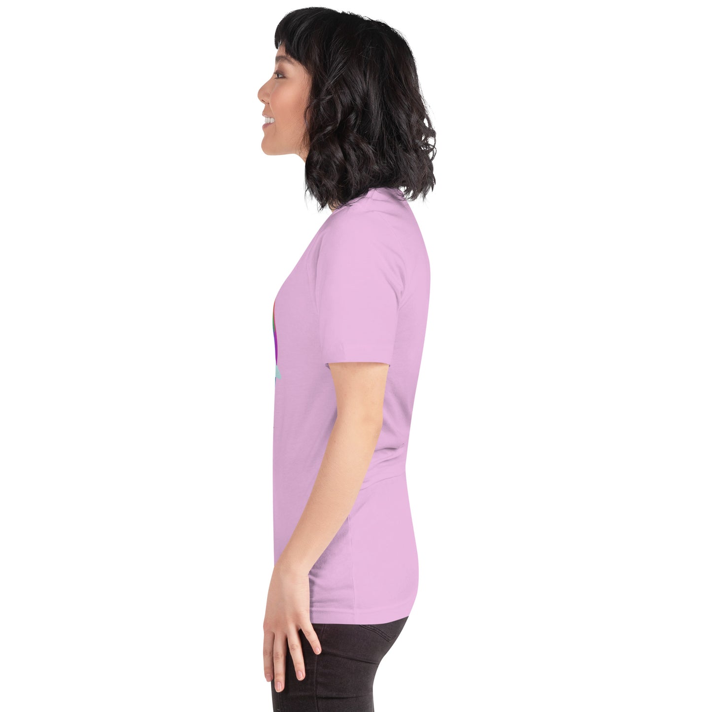 Rainbow tree Unisex t-shirt