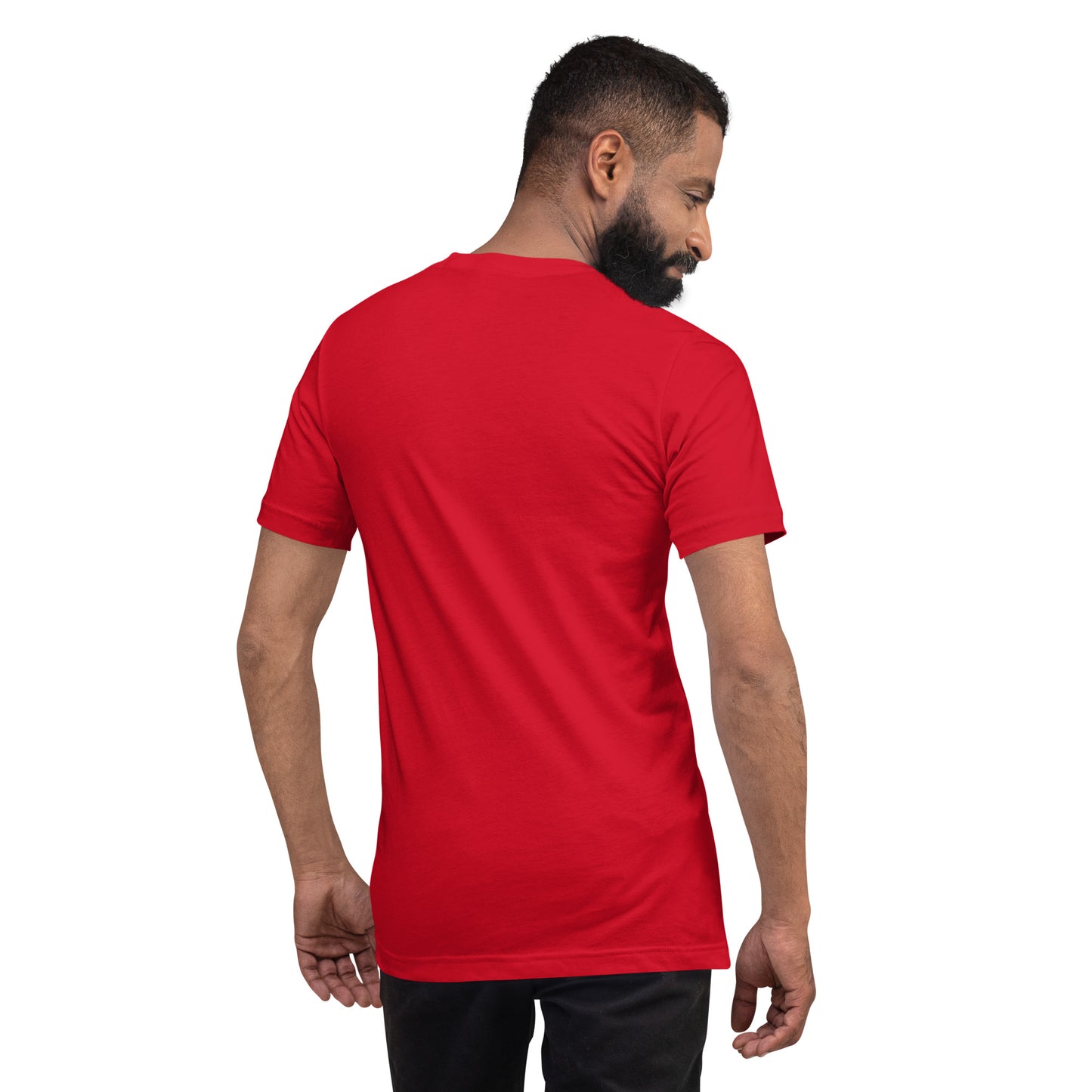 Chihuahua in the canteen Unisex t-shirt