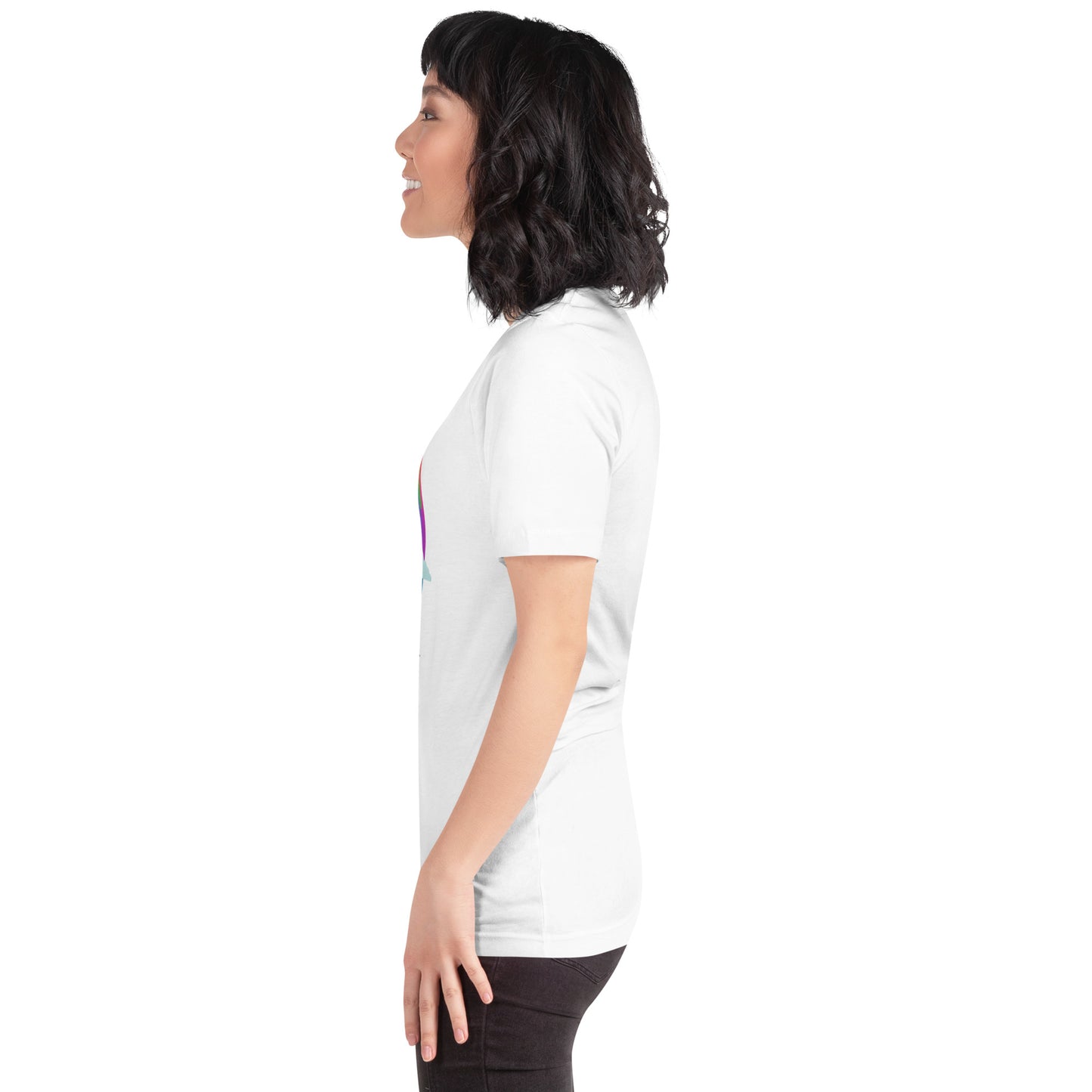 Rainbow tree Unisex t-shirt