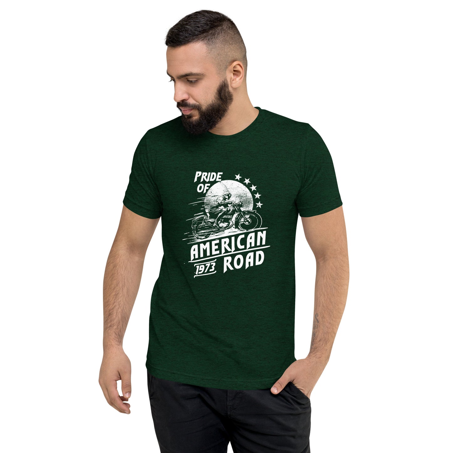 Pride of American 1973 Ride Short sleeve t-shirt