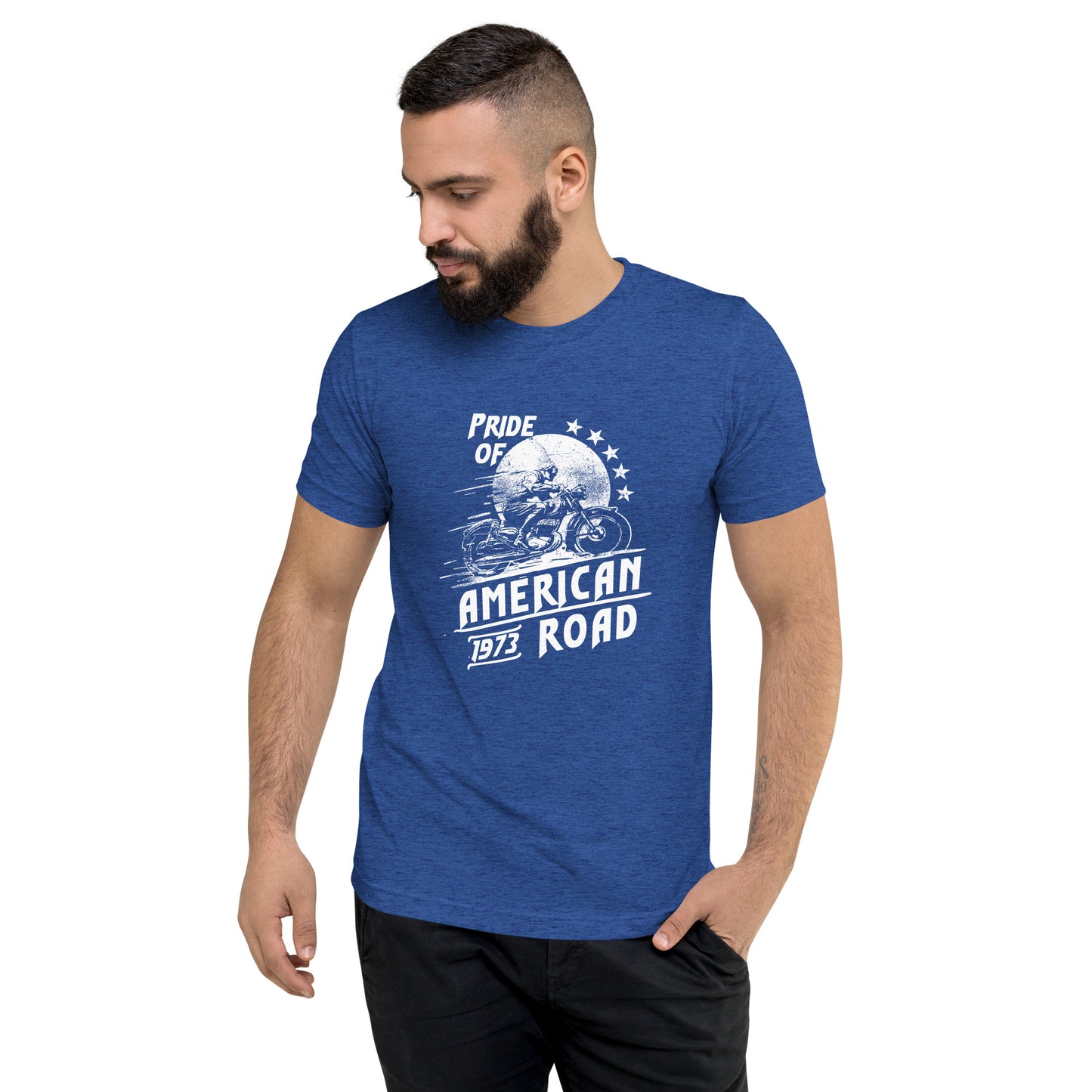 Pride of American 1973 Ride Short sleeve t-shirt
