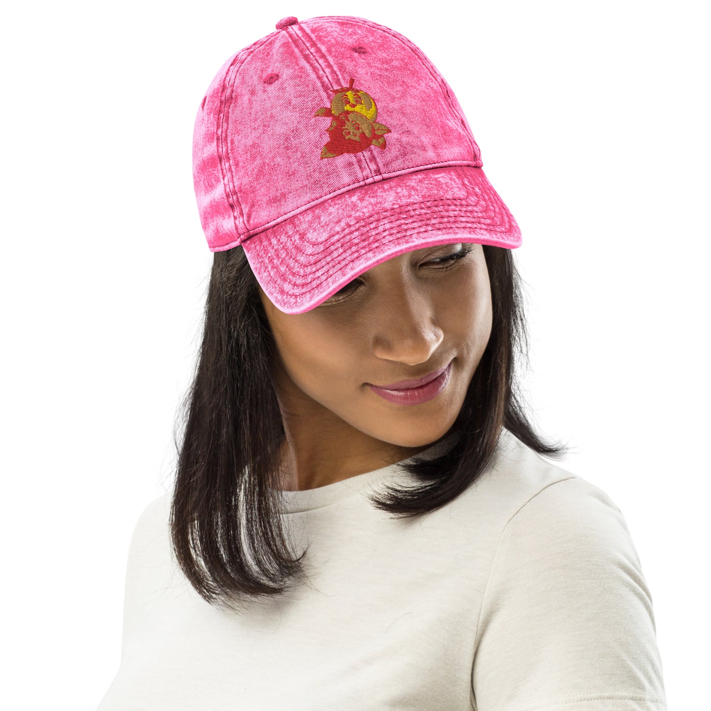 Fruits cute Vintage Cotton Twill Cap