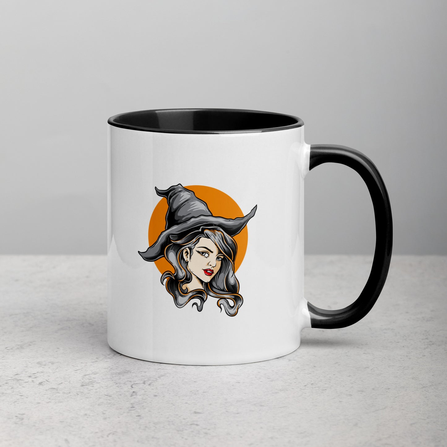 The Witch Mug with Color Inside