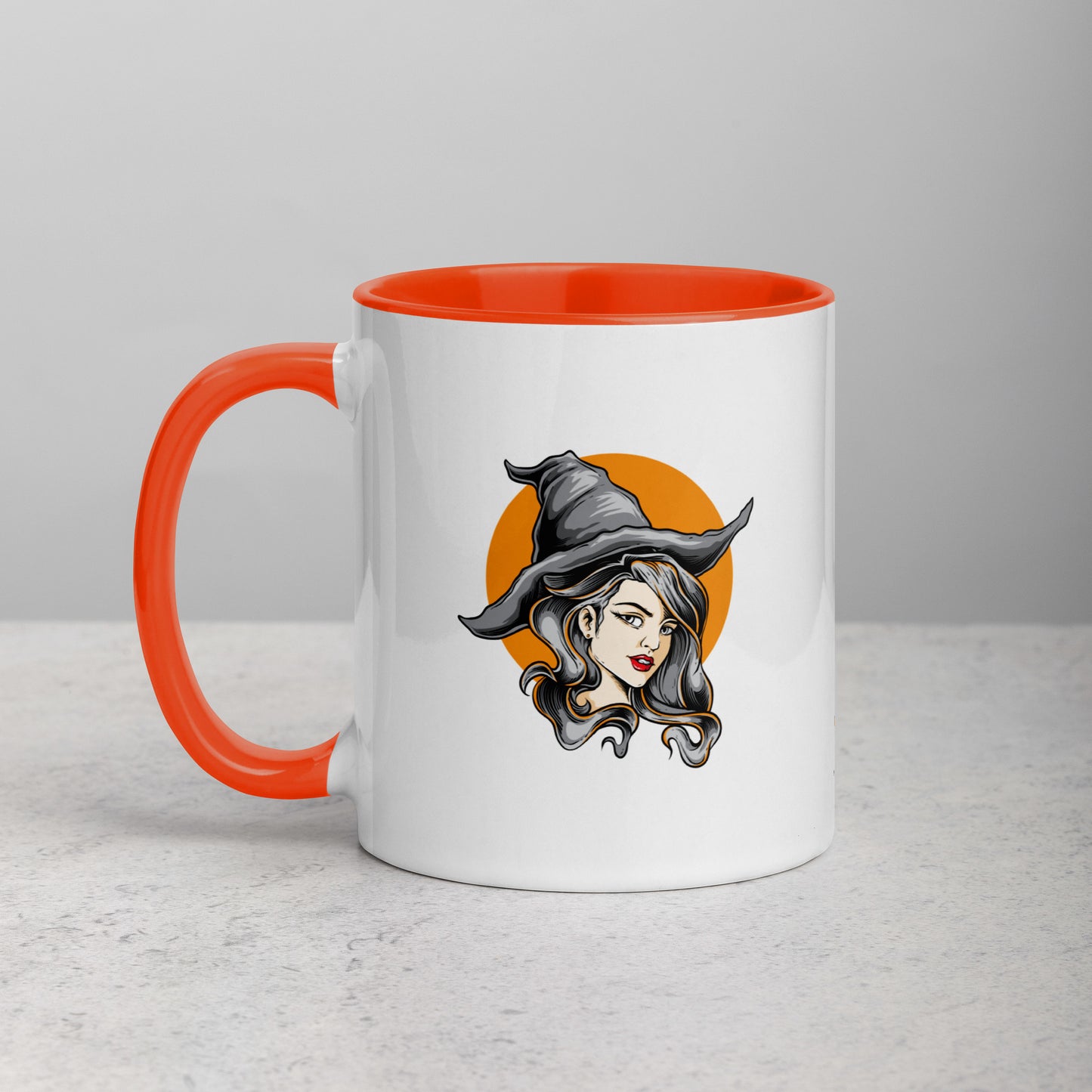 The Witch Mug with Color Inside