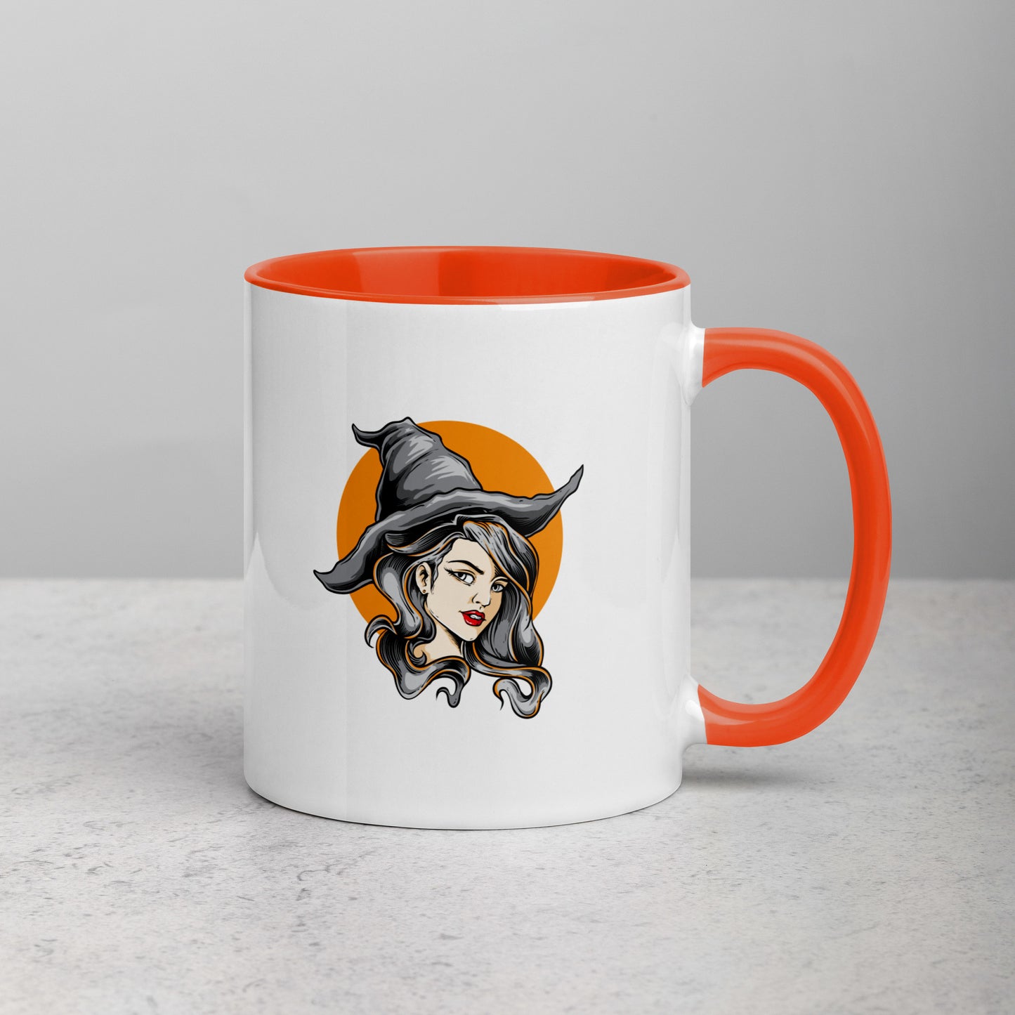 The Witch Mug with Color Inside
