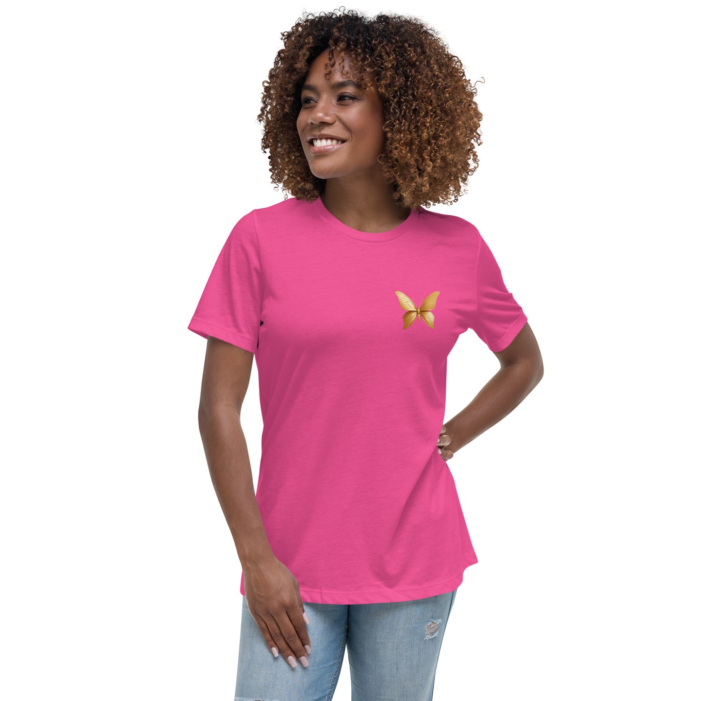 Golden monarch Women's Relaxed T-Shirt