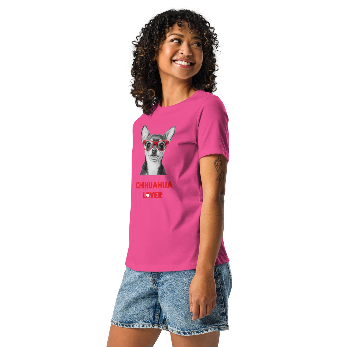 Chihuahua lover Women's Relaxed T-Shirt