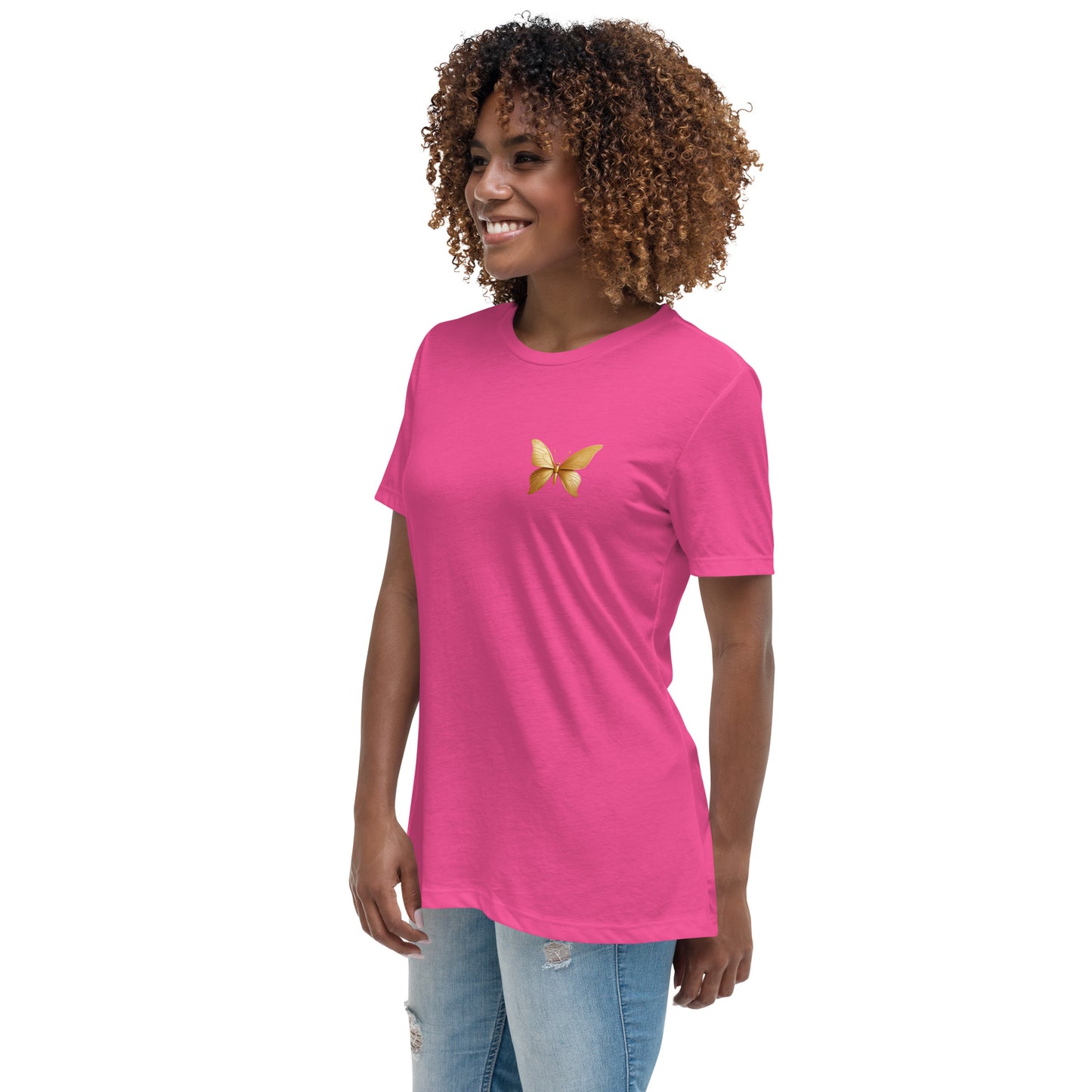 Golden monarch Women's Relaxed T-Shirt
