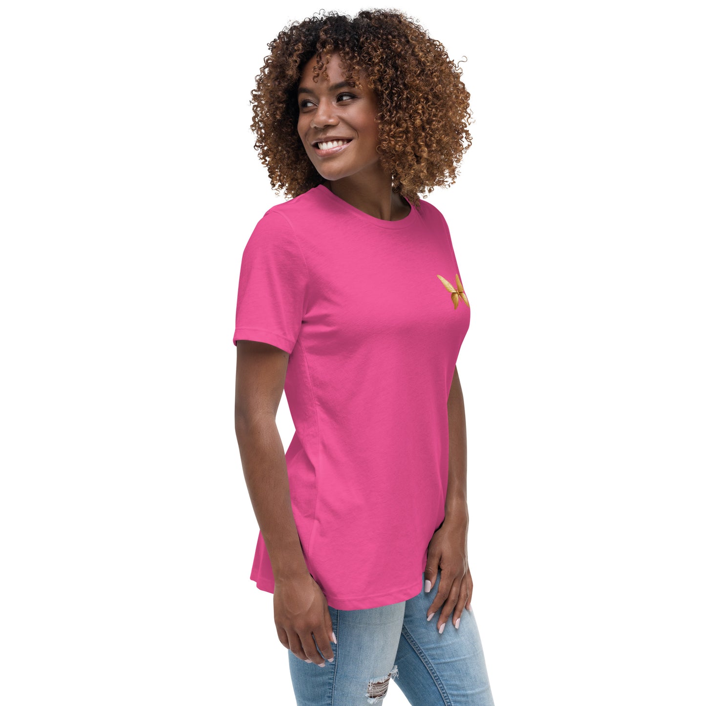 Golden monarch Women's Relaxed T-Shirt