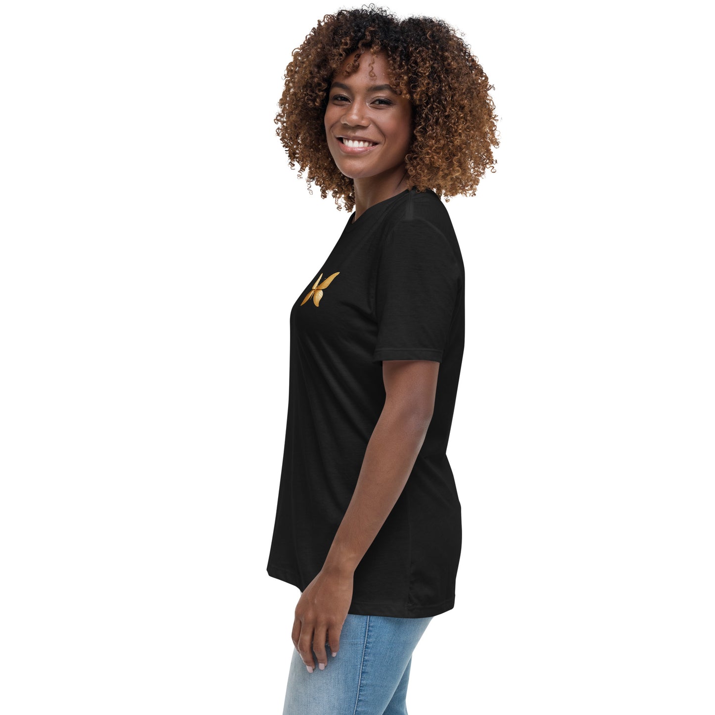 Golden monarch Women's Relaxed T-Shirt