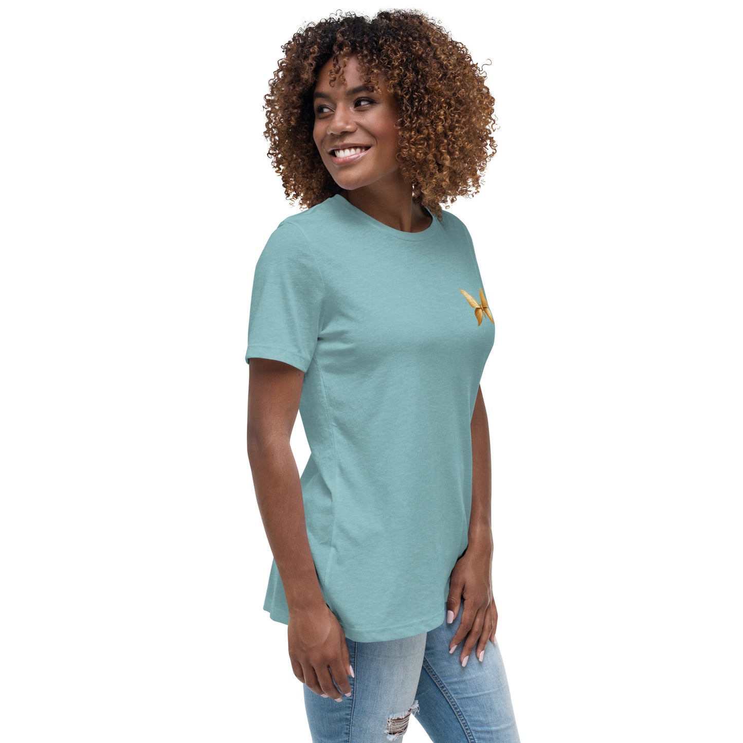 Golden monarch Women's Relaxed T-Shirt