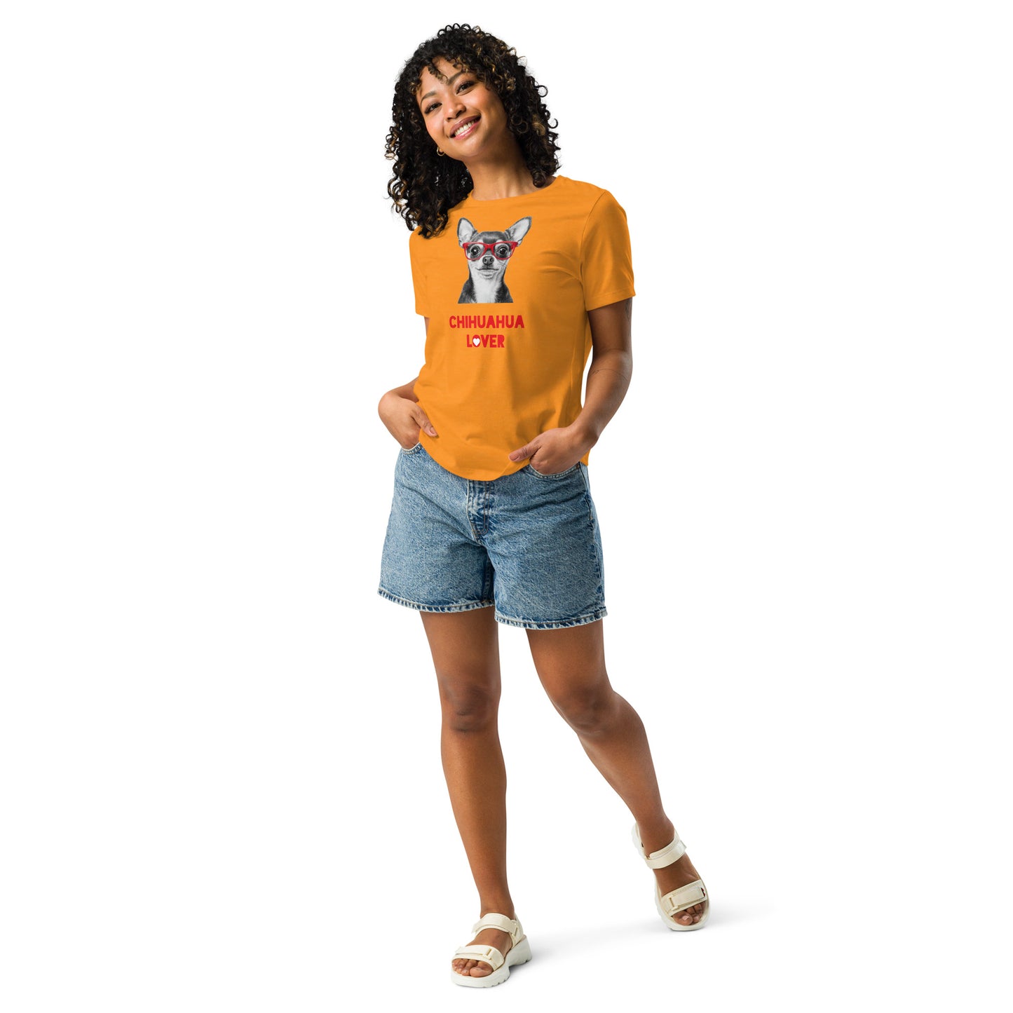Chihuahua lover Women's Relaxed T-Shirt