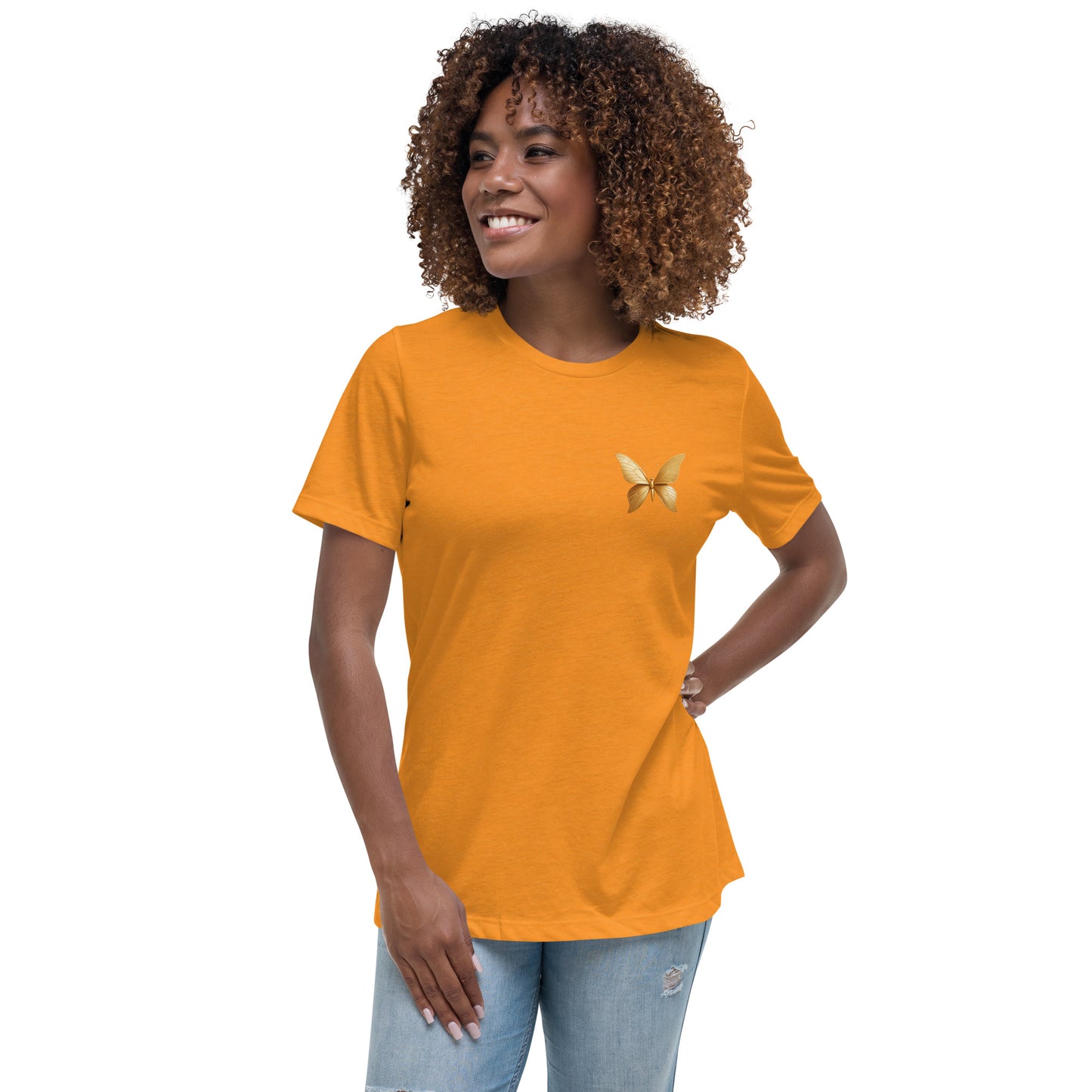 Golden monarch Women's Relaxed T-Shirt