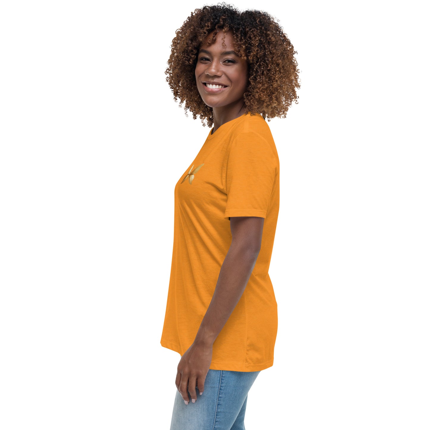 Golden monarch Women's Relaxed T-Shirt