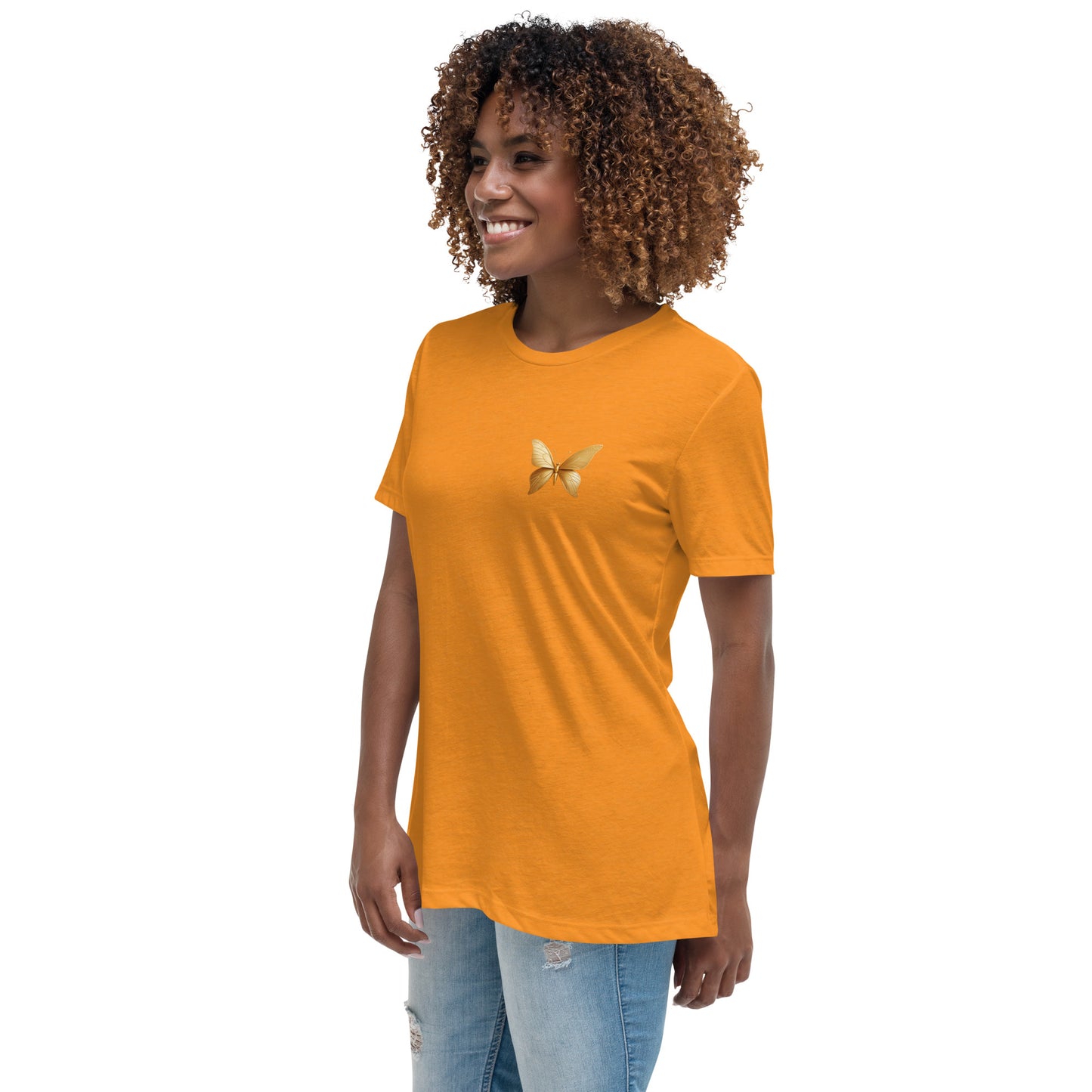 Golden monarch Women's Relaxed T-Shirt