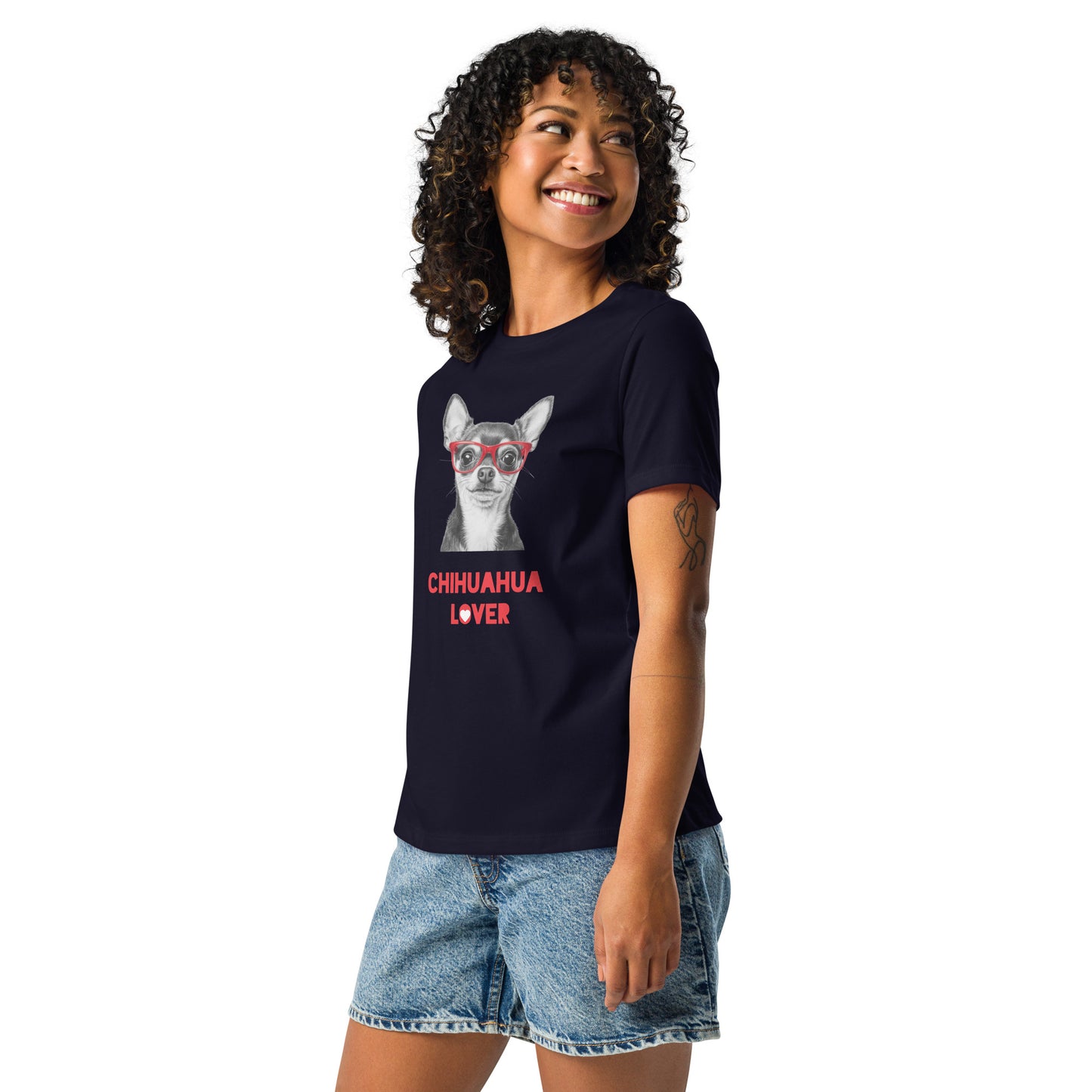 Chihuahua lover Women's Relaxed T-Shirt