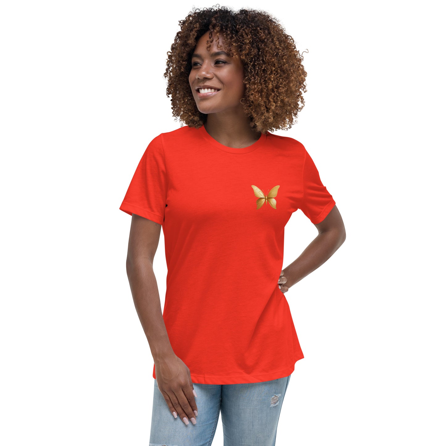 Golden monarch Women's Relaxed T-Shirt
