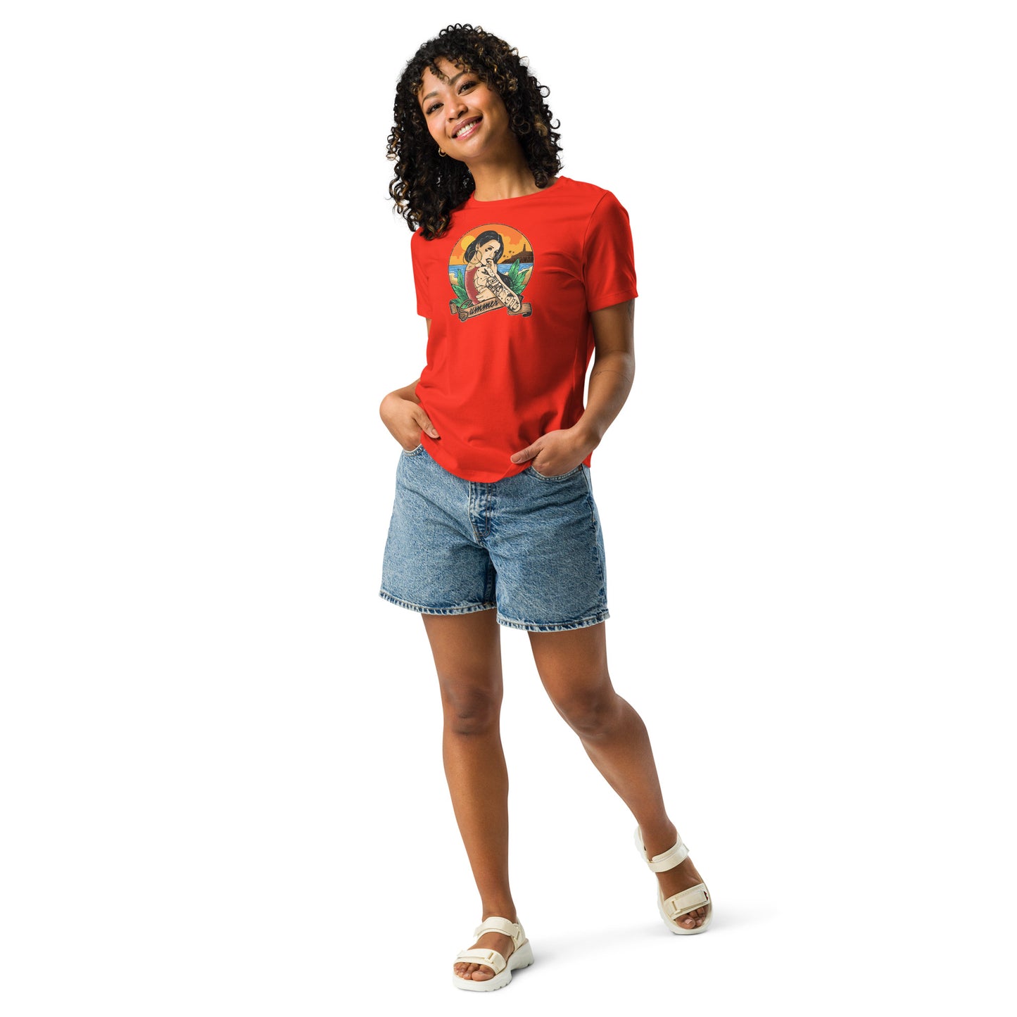 Summer girl Women's Relaxed T-Shirt