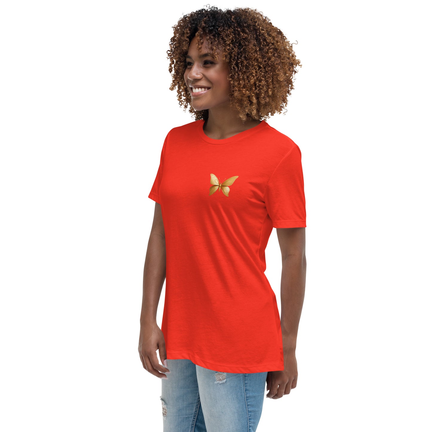Golden monarch Women's Relaxed T-Shirt