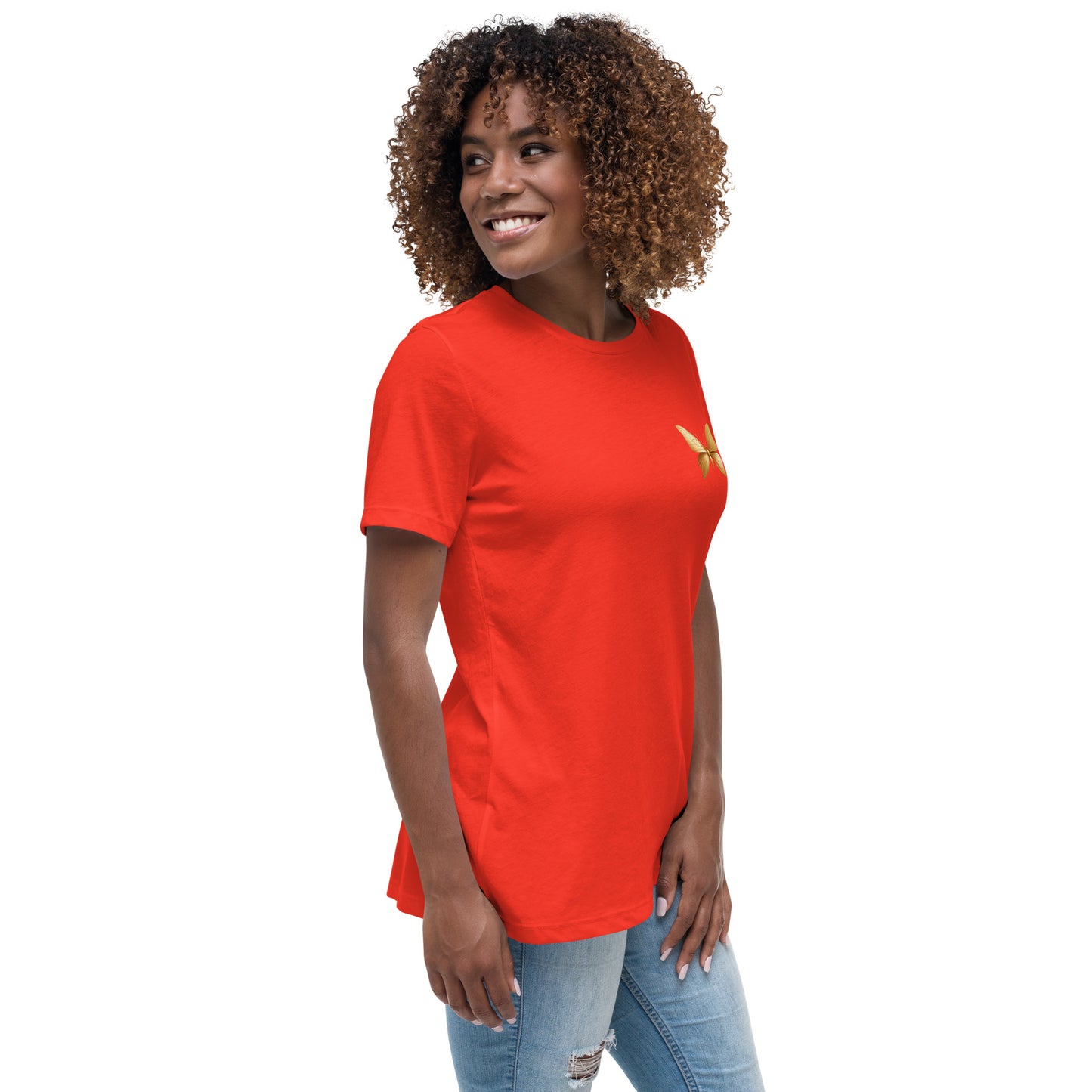 Golden monarch Women's Relaxed T-Shirt