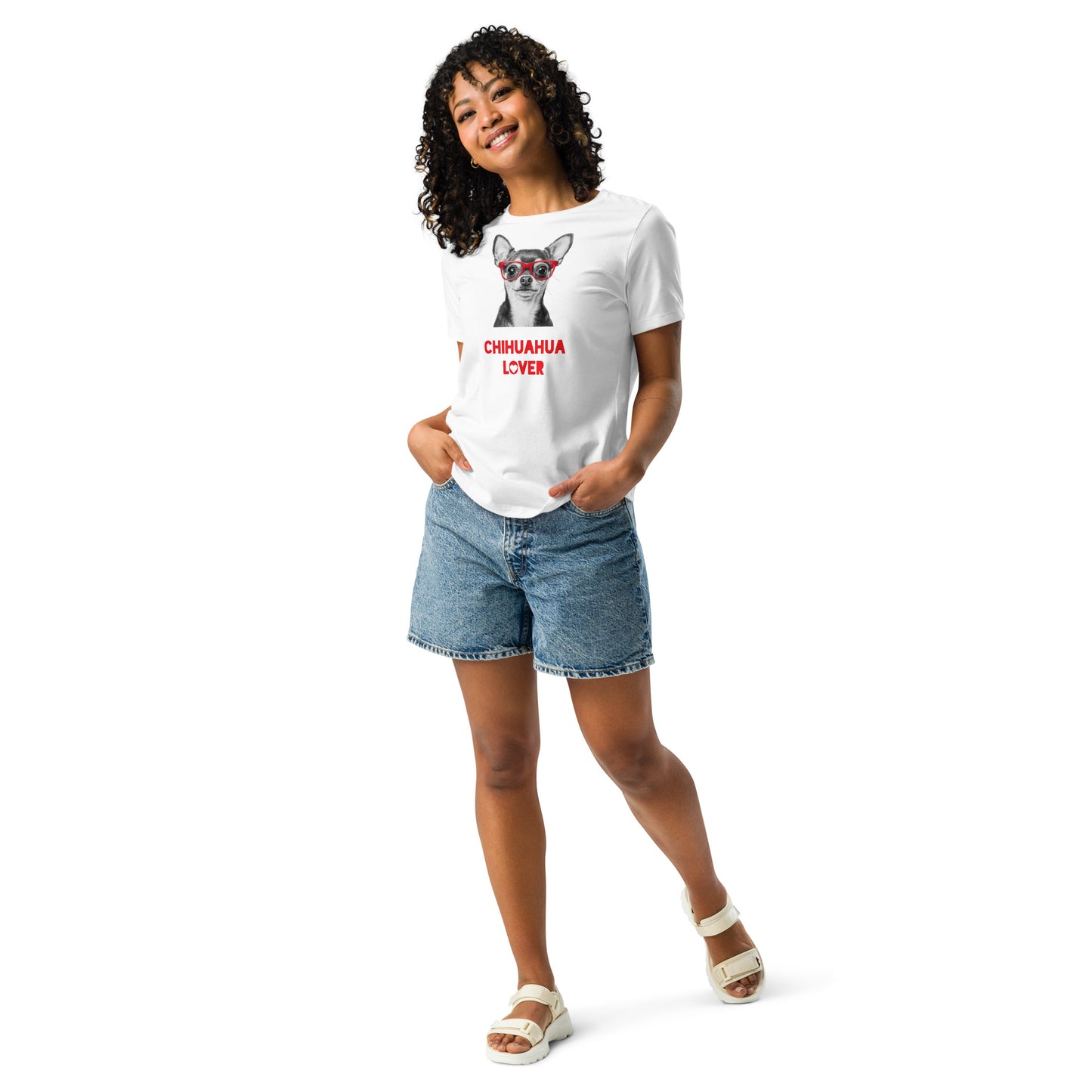 Chihuahua lover Women's Relaxed T-Shirt