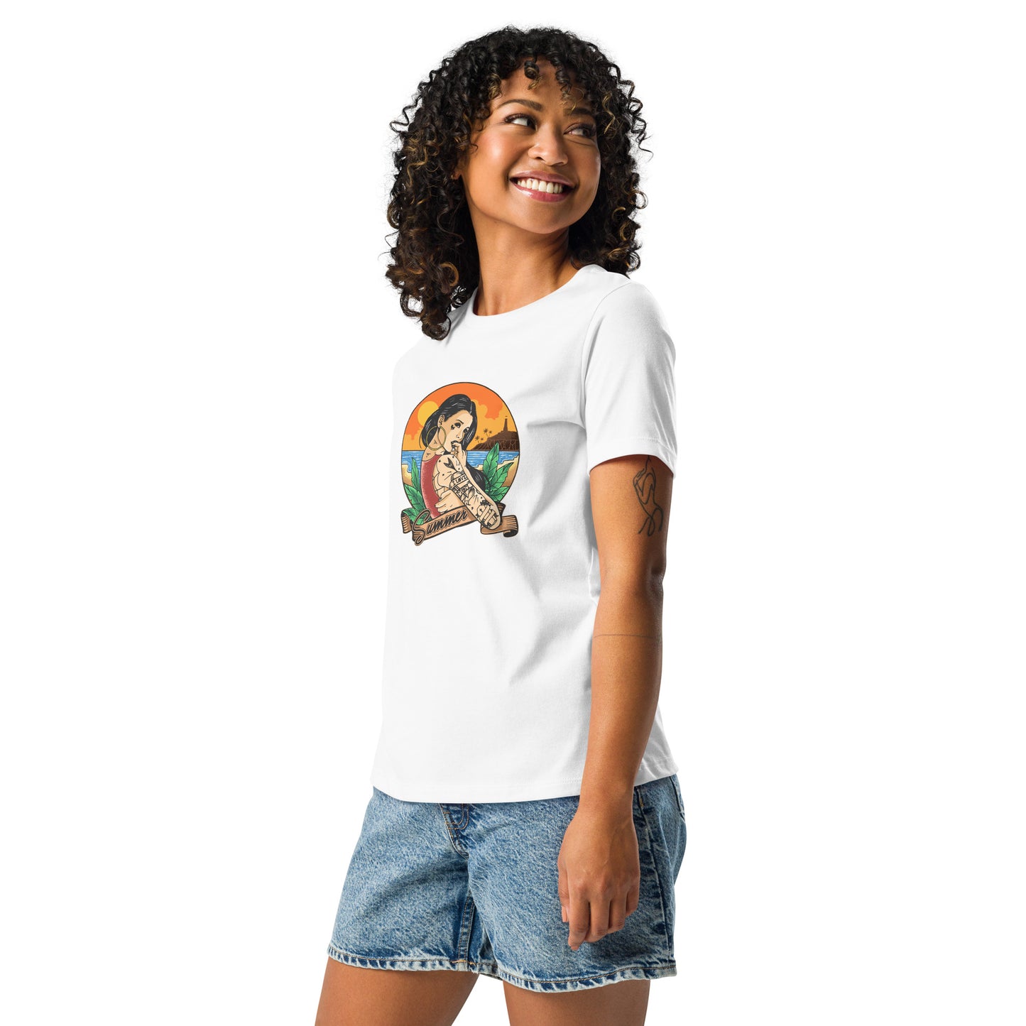 Summer girl Women's Relaxed T-Shirt