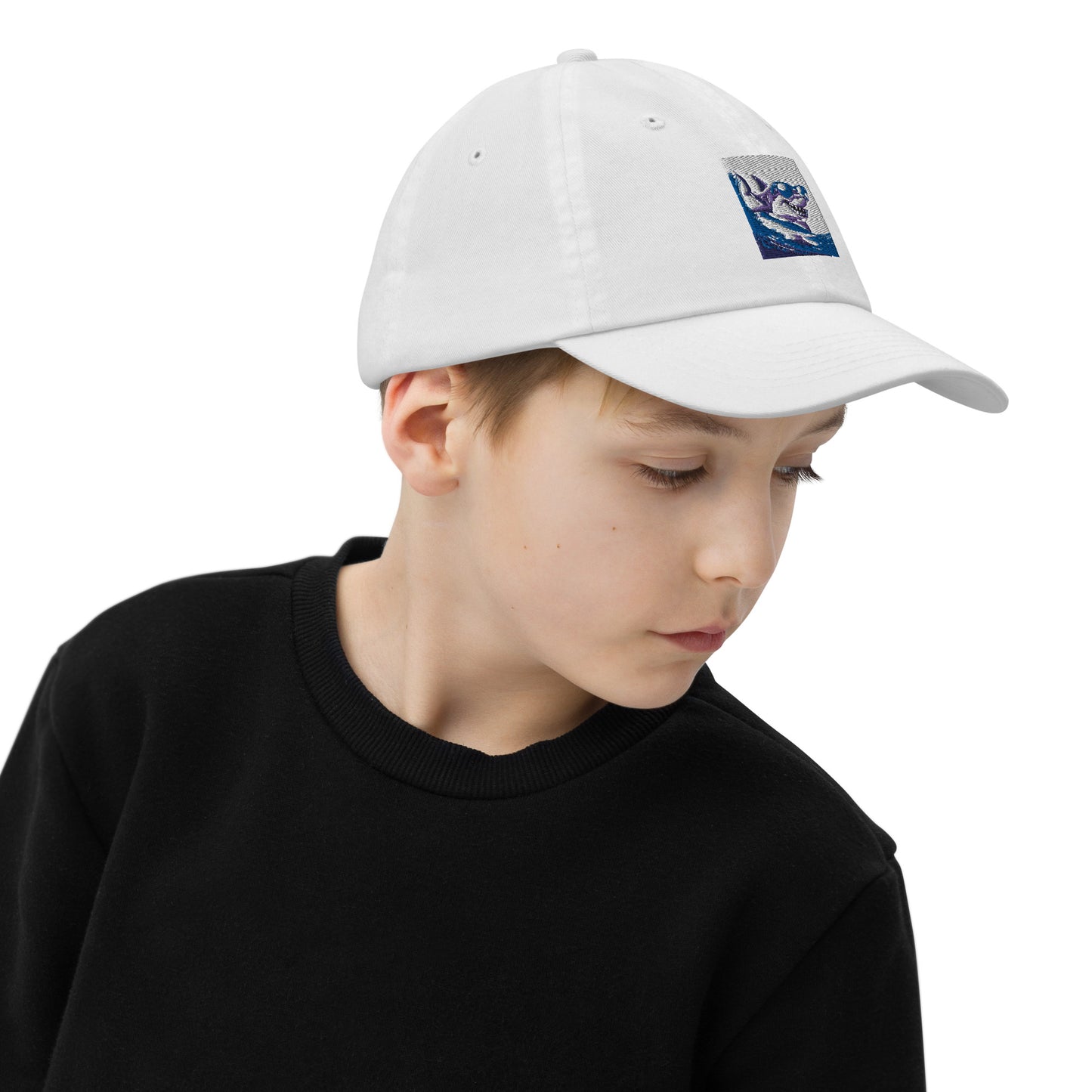 Cool shark Youth baseball cap