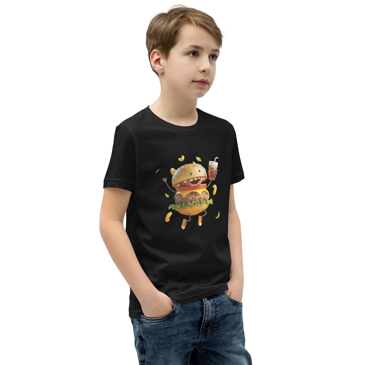 Delicious burger Youth Short Sleeve T-Shirt