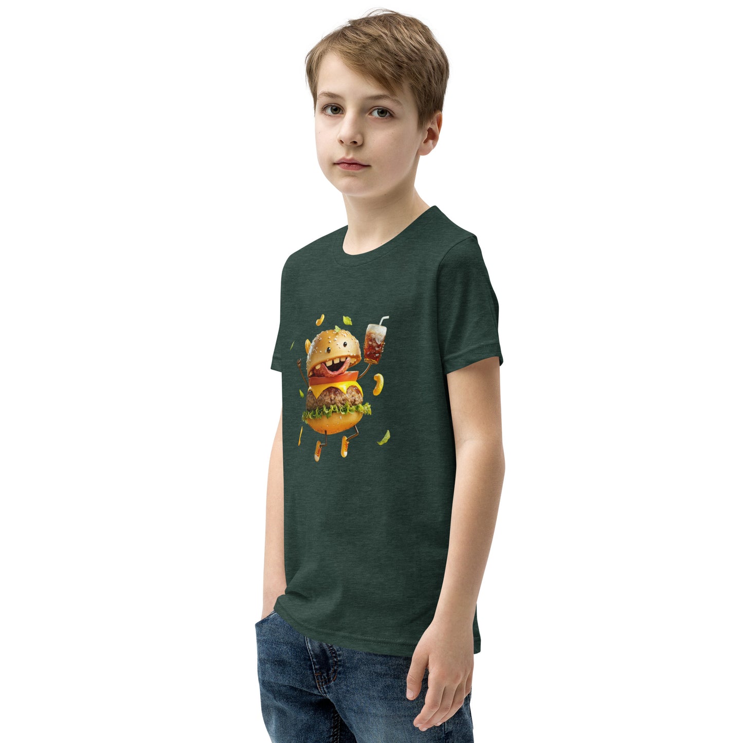 Delicious burger Youth Short Sleeve T-Shirt