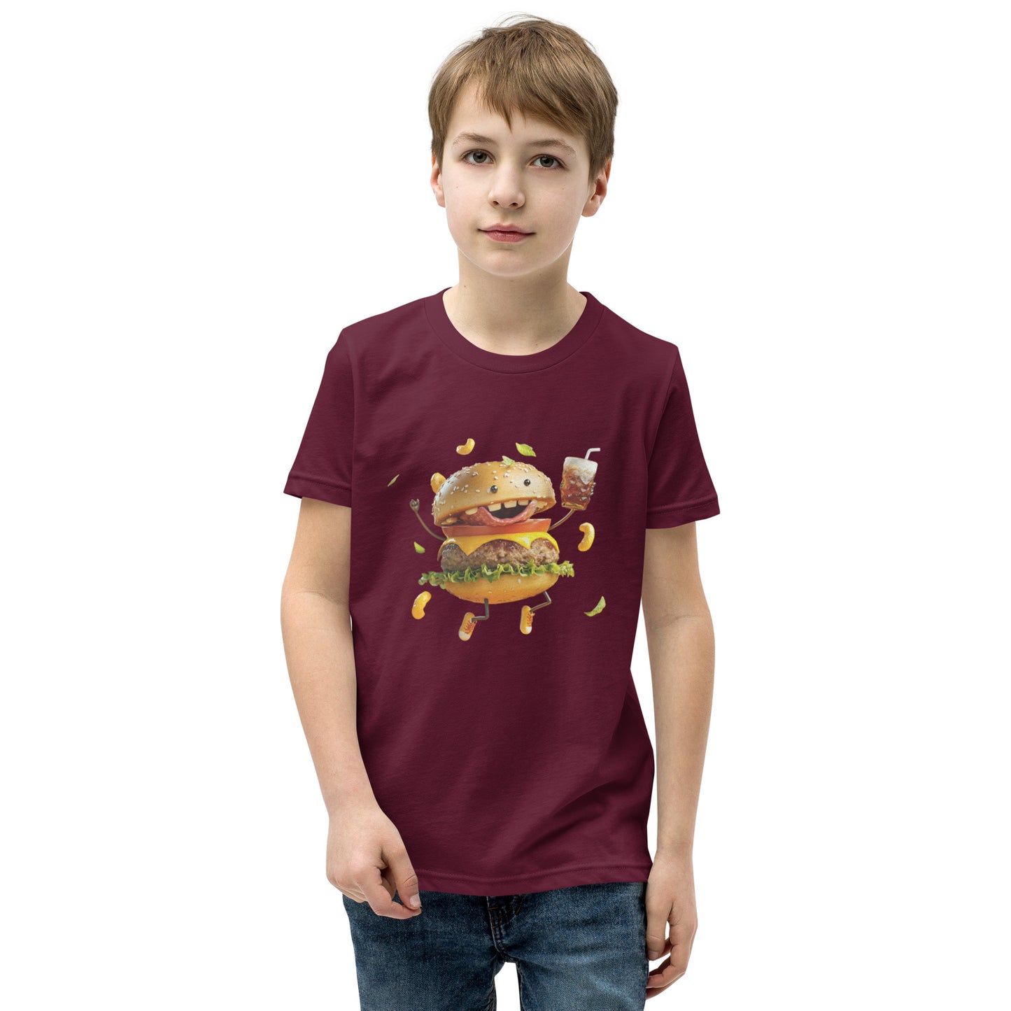 Delicious burger Youth Short Sleeve T-Shirt