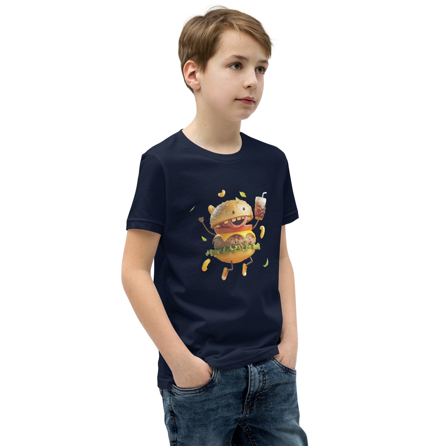 Delicious burger Youth Short Sleeve T-Shirt