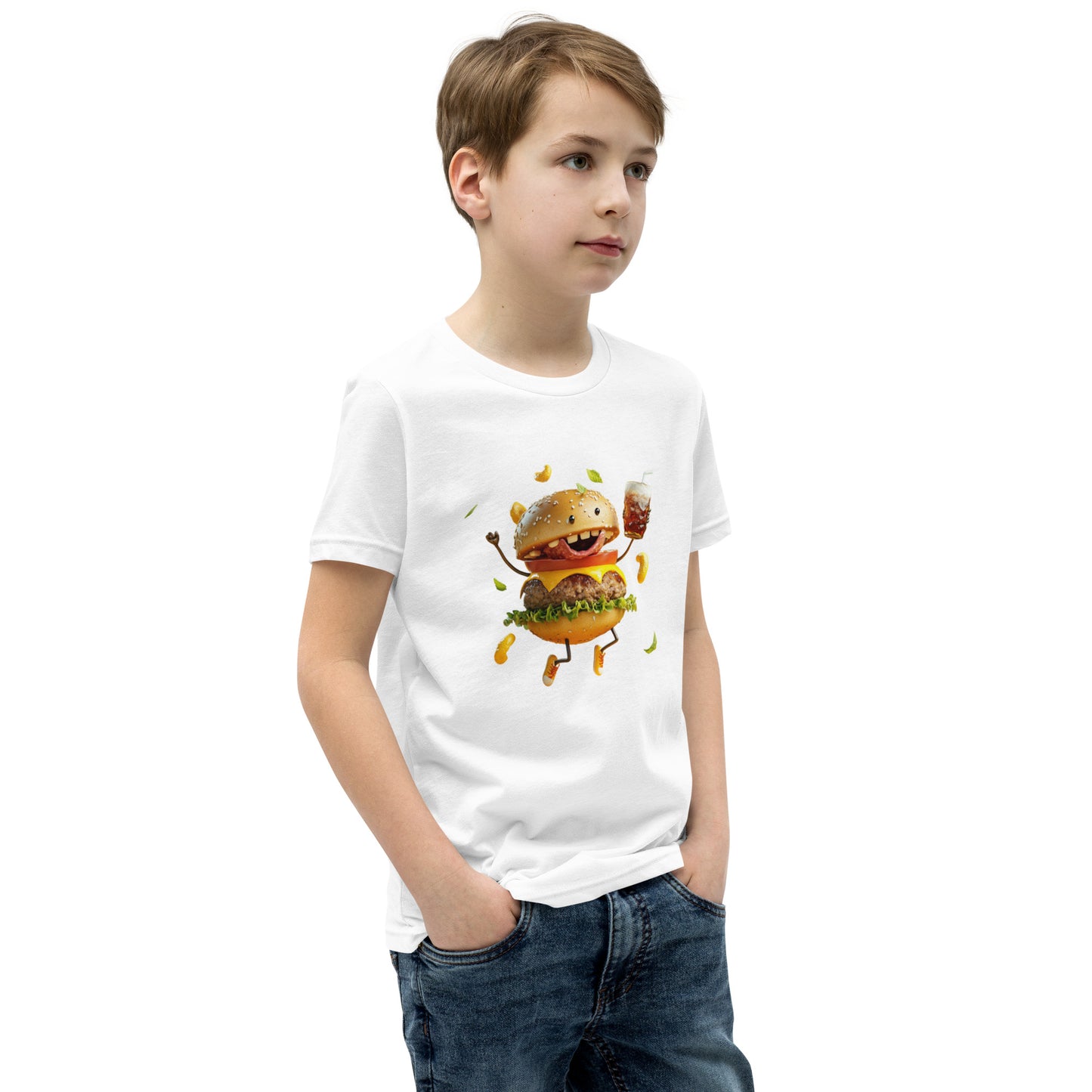 Delicious burger Youth Short Sleeve T-Shirt