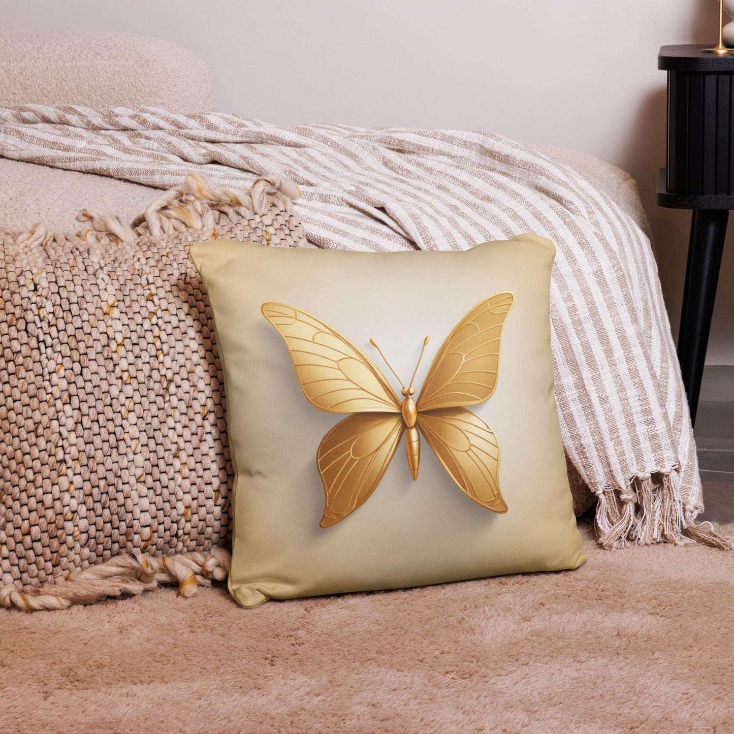Golden monarch Pillow Case