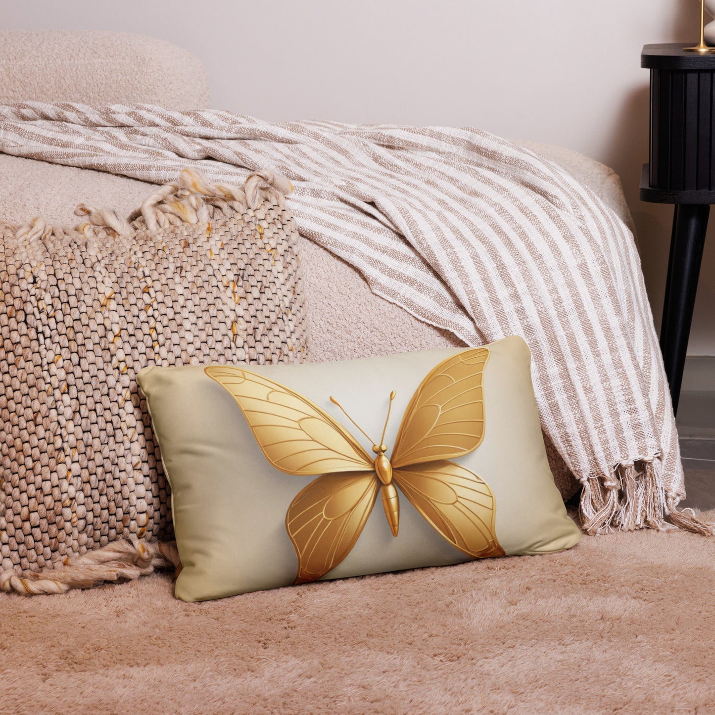 Golden monarch Pillow Case