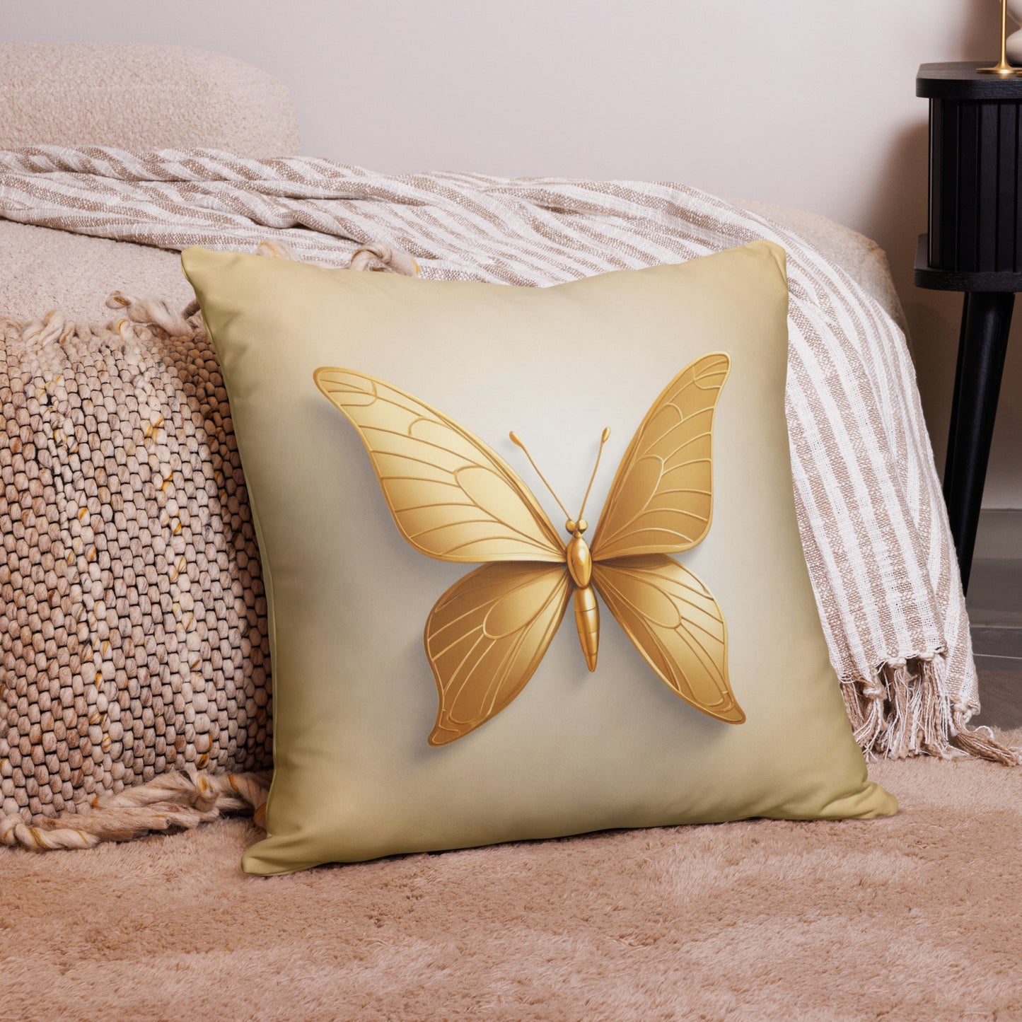 Golden monarch Pillow Case