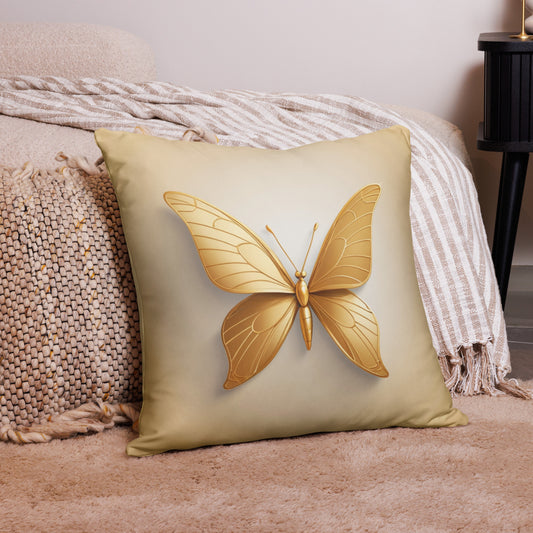 Golden monarch Pillow Case