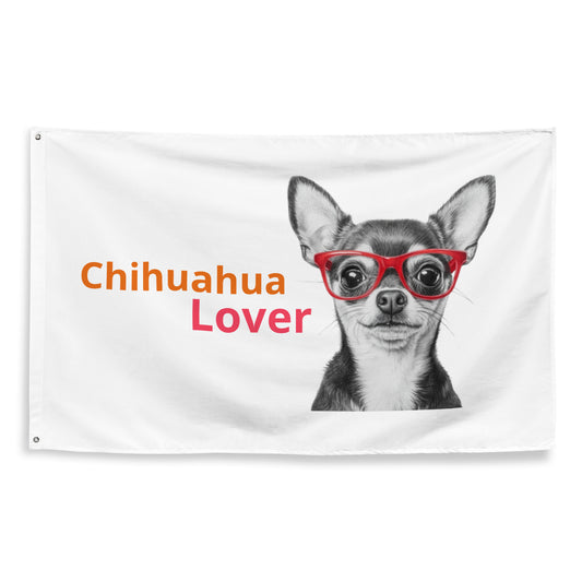 Chihuahua lover Flag
