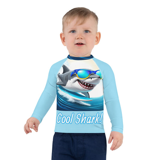 Cool shark Kids Rash Guard