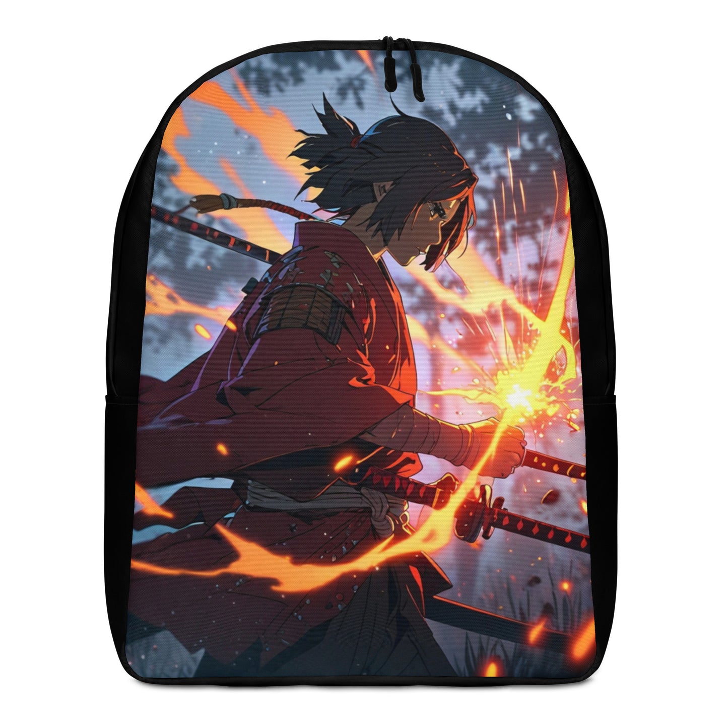 Fire samurai Minimalist Backpack