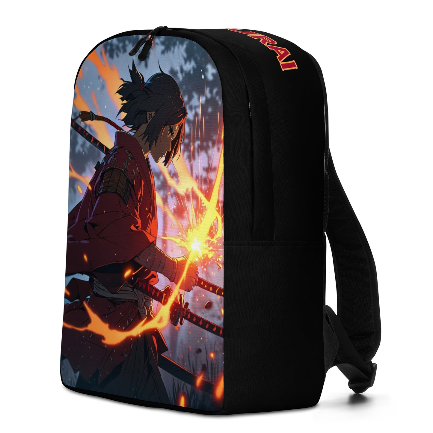 Fire samurai Minimalist Backpack