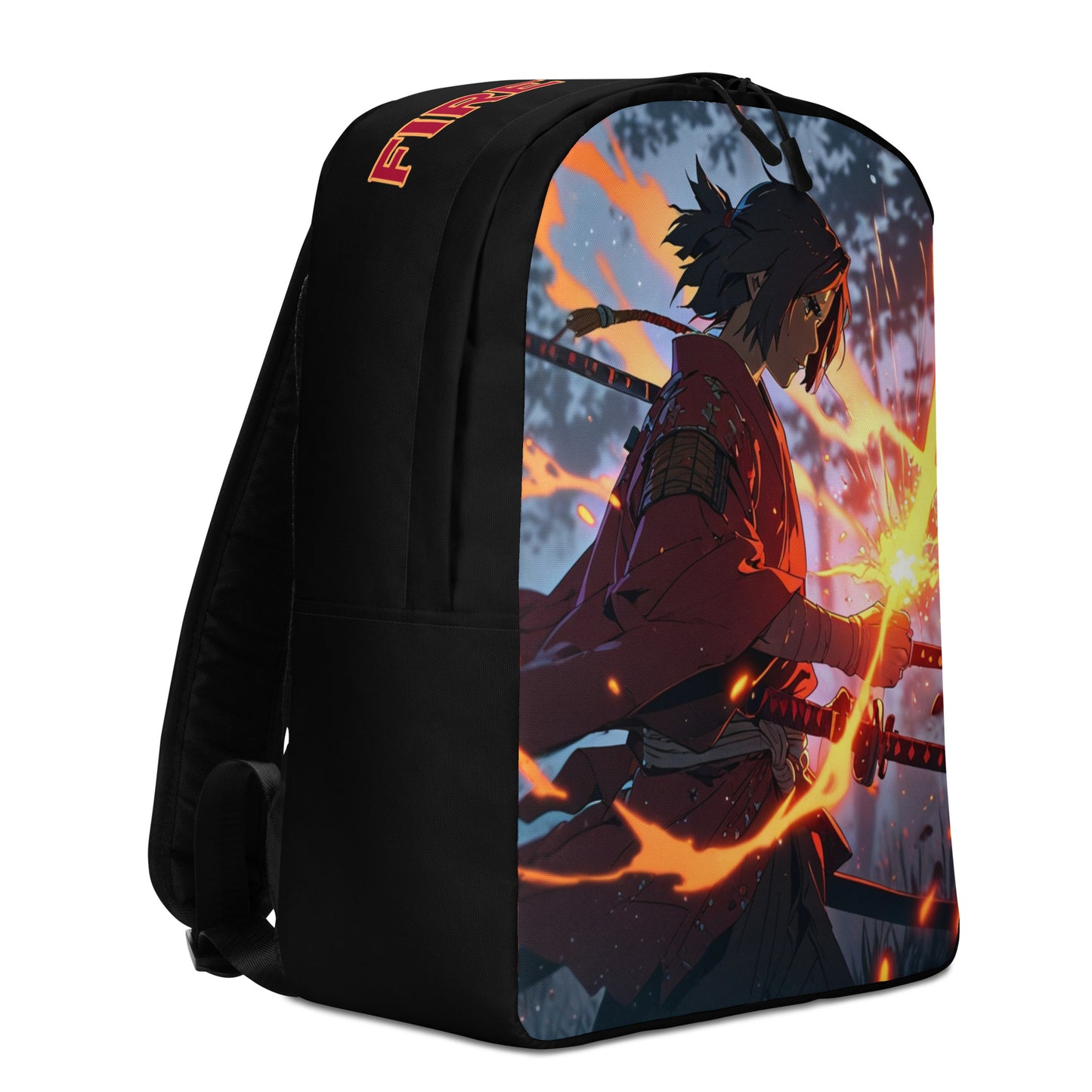Fire samurai Minimalist Backpack