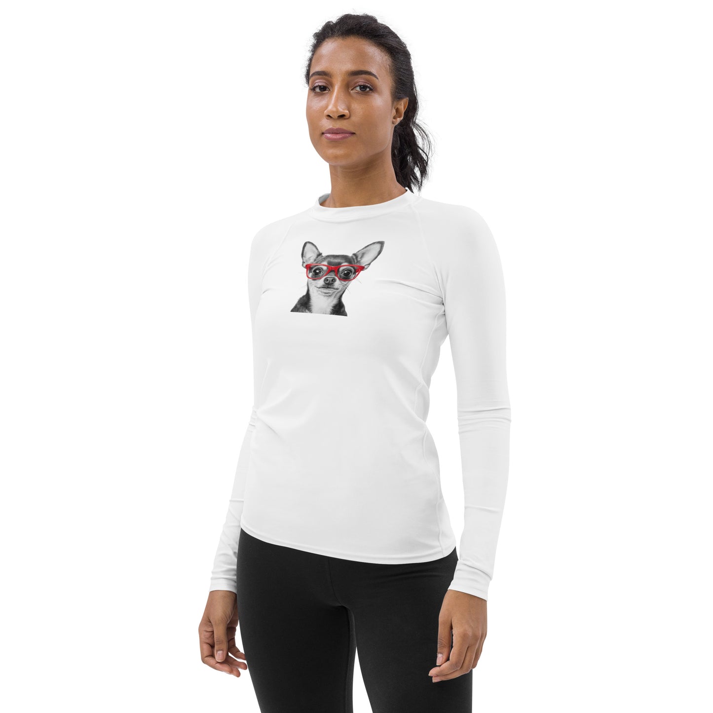 Chihuahua lover Women's Rash Guard