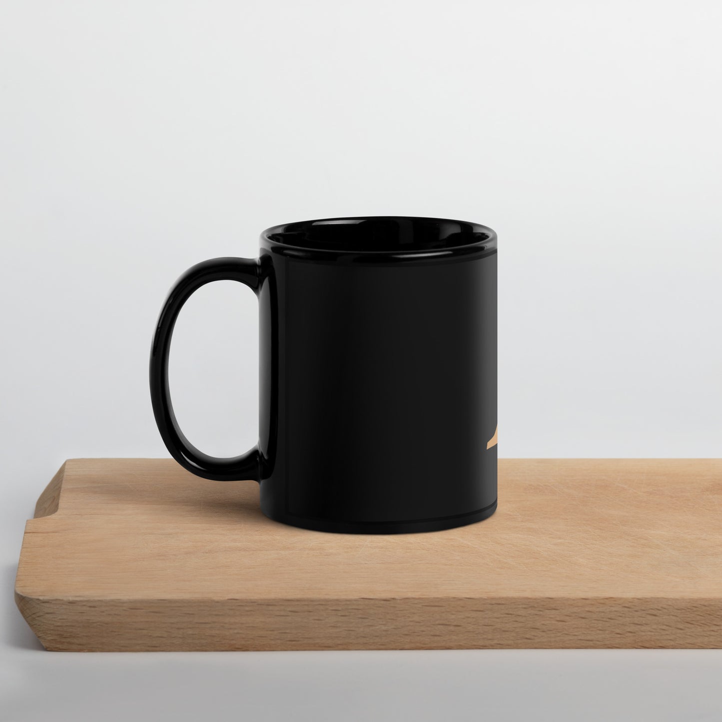 X Gold Black Glossy Mug