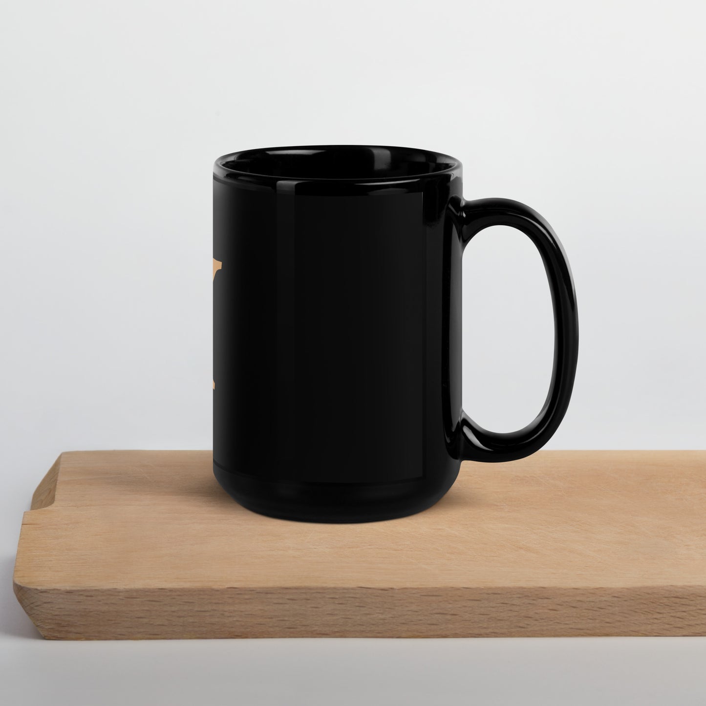 X Gold Black Glossy Mug