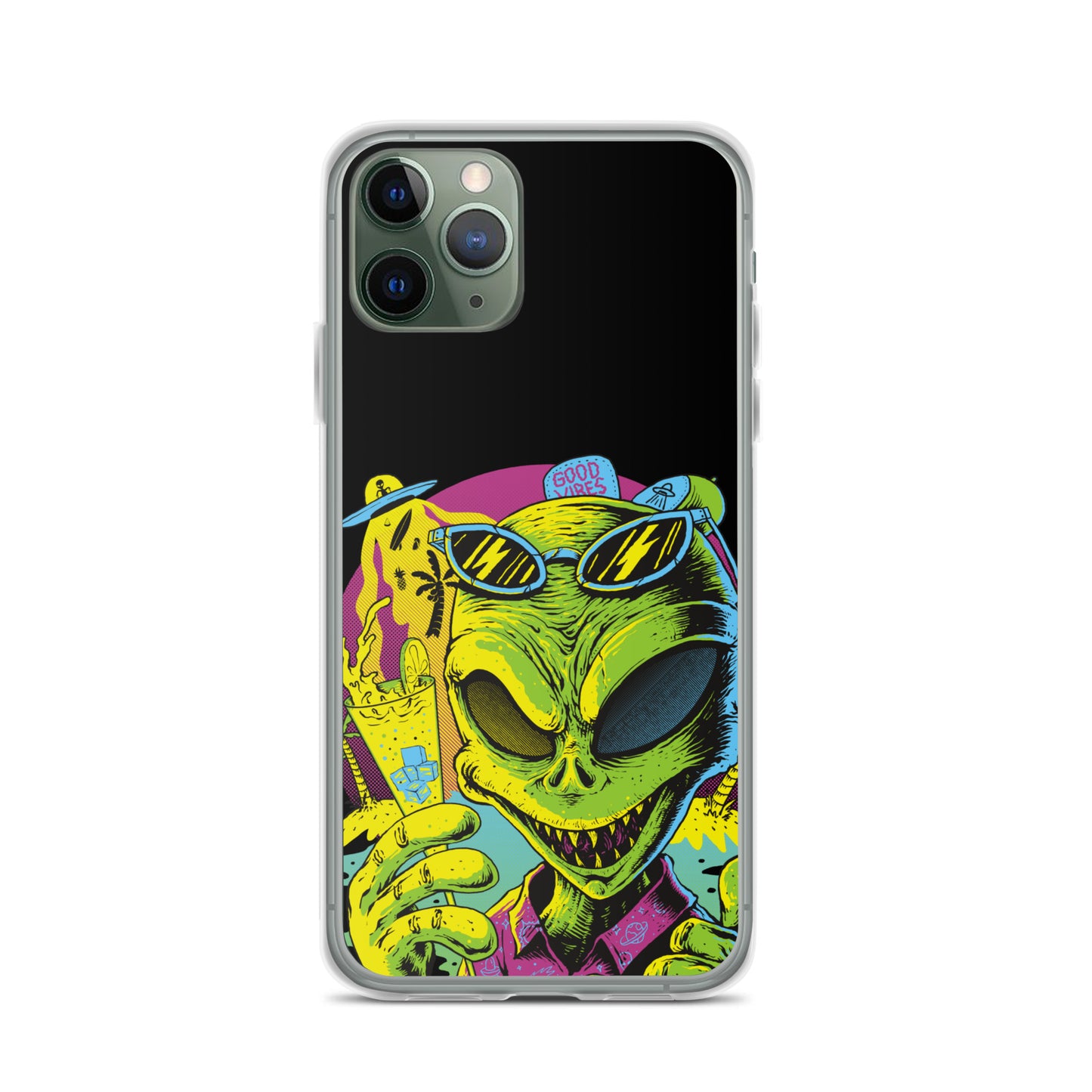 Cool Alien Clear Case for iPhone®