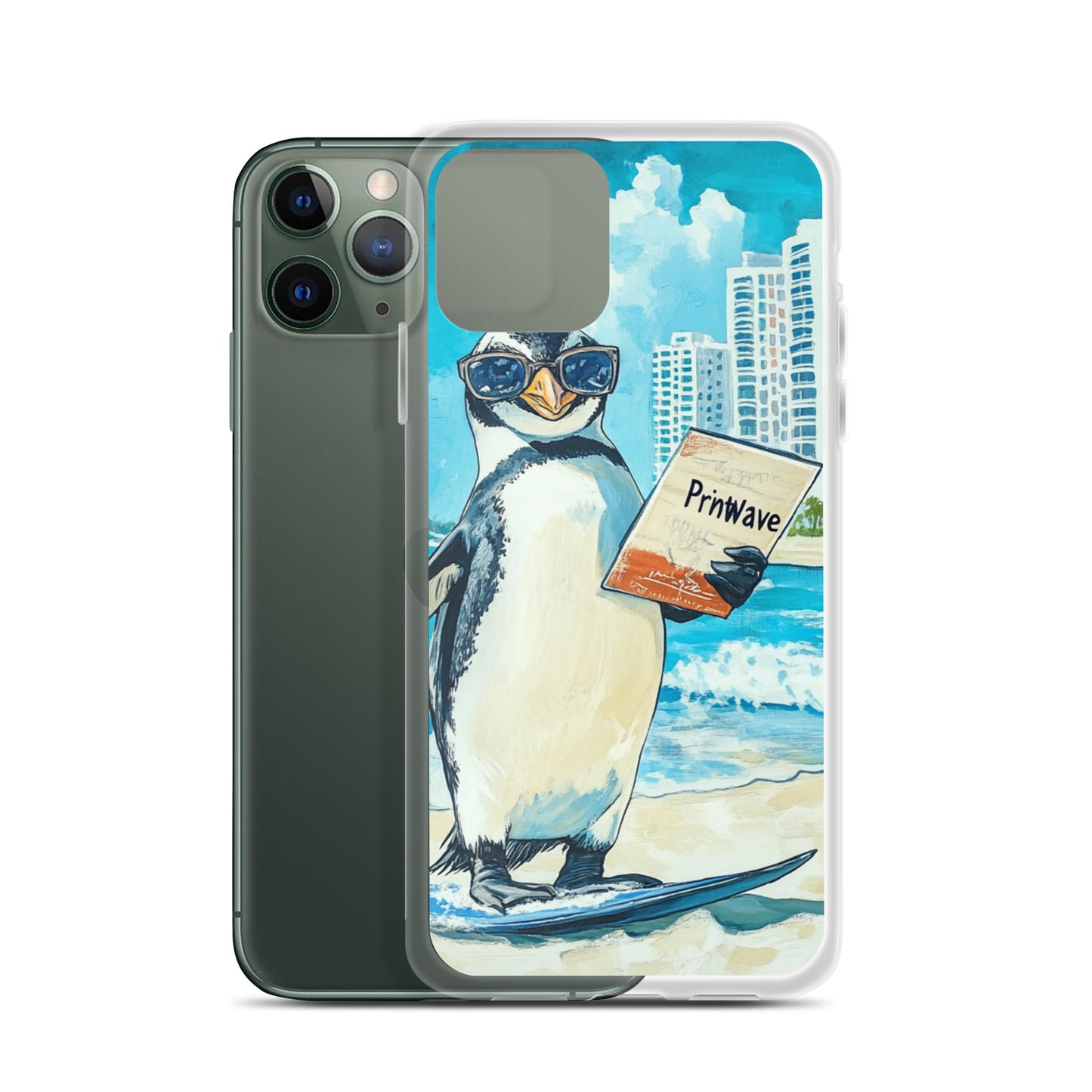 Penguin Clear Case for iPhone®