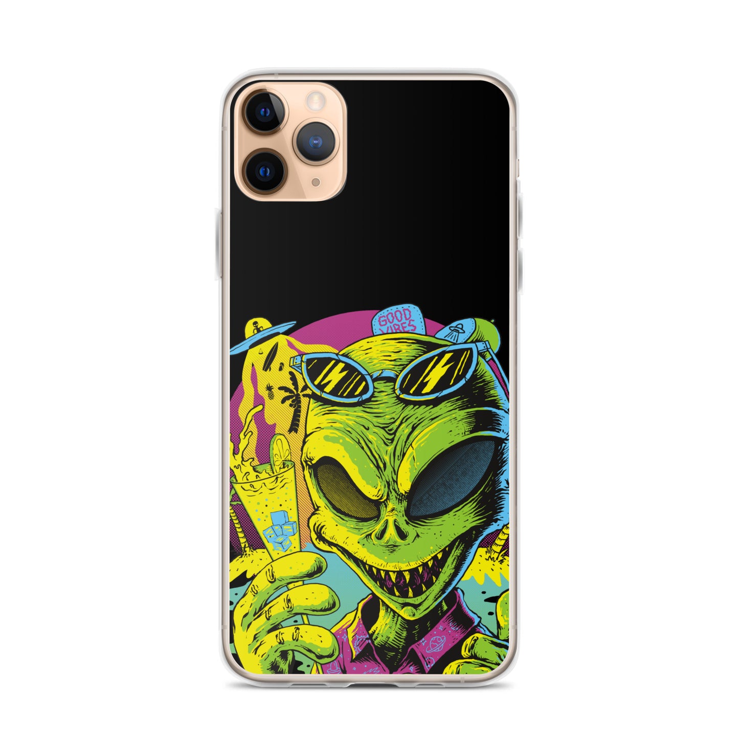 Cool Alien Clear Case for iPhone®
