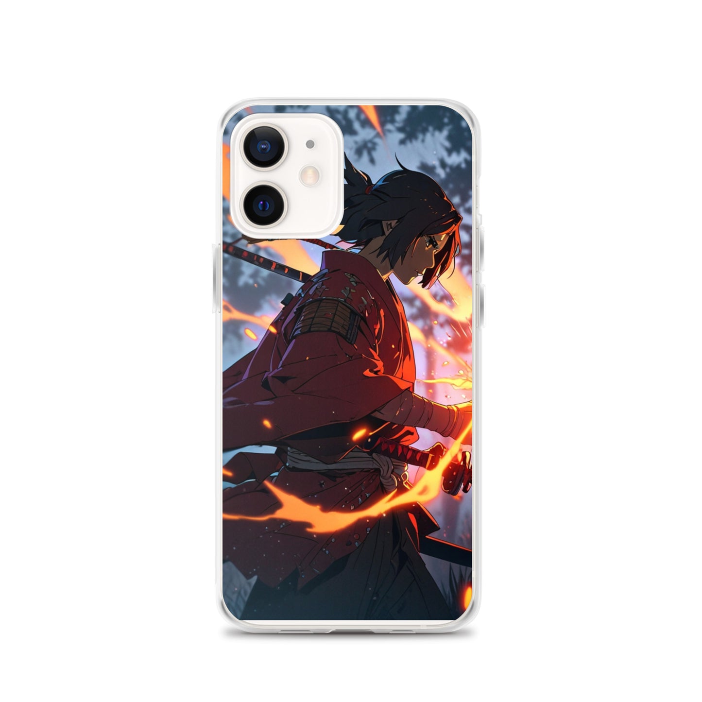 Fire samurai Clear Case for iPhone®